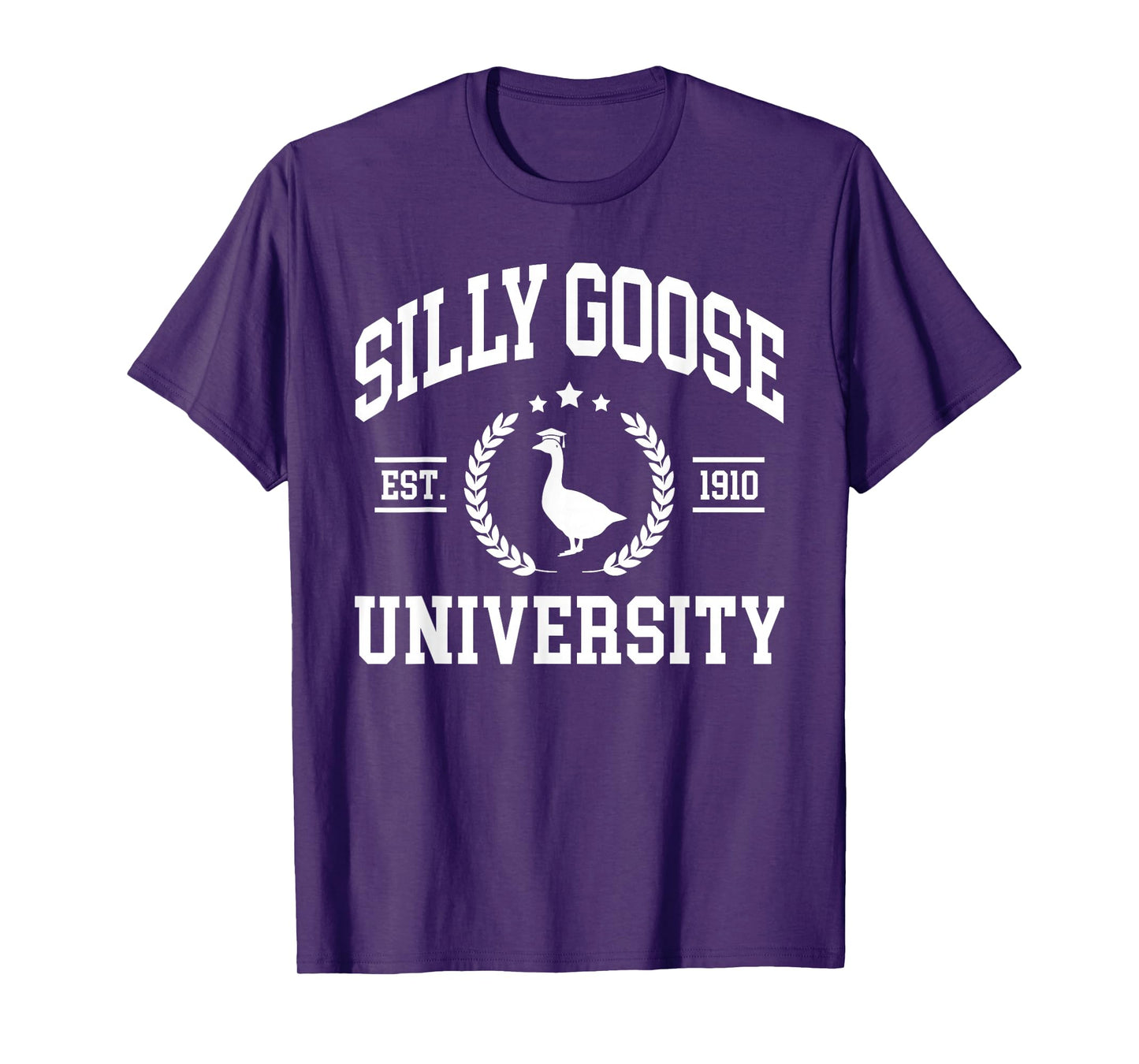 Silly Goose University Shirt, Funny Shirts For Men T-Shirt