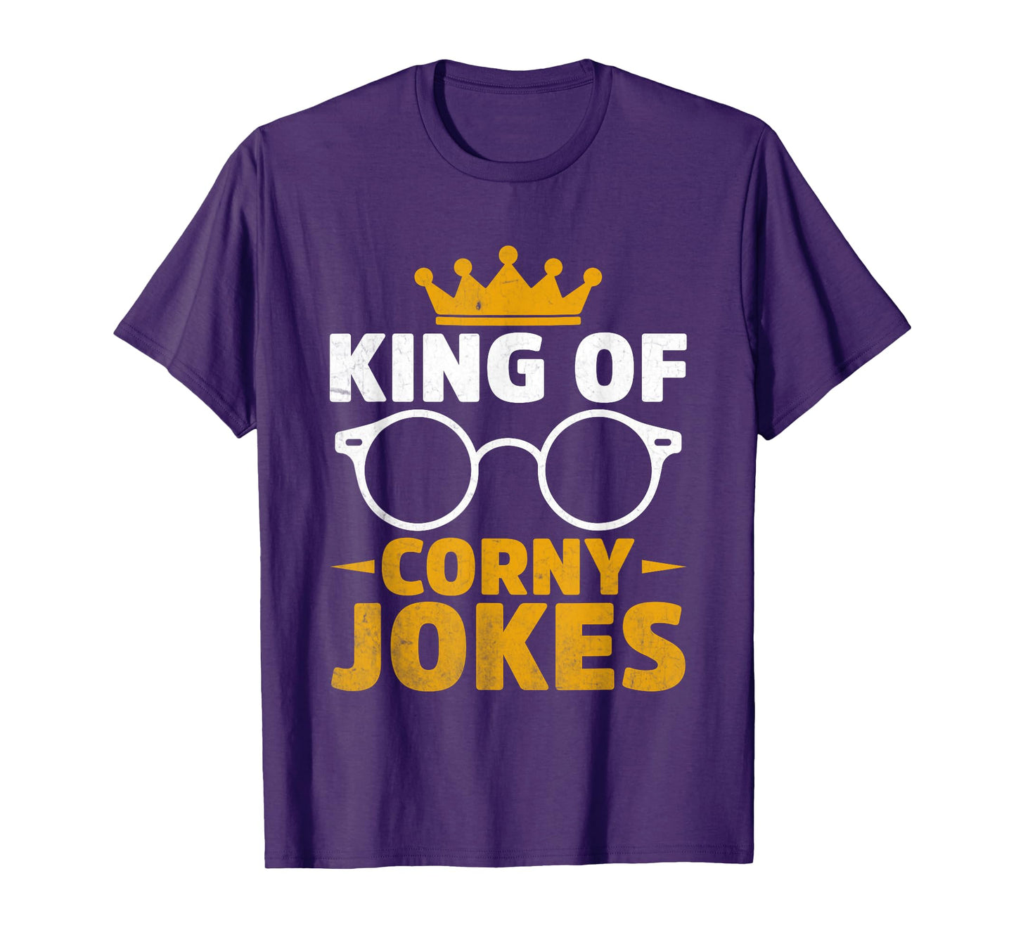 King Of Corny Jokes Dad Joke T-Shirt