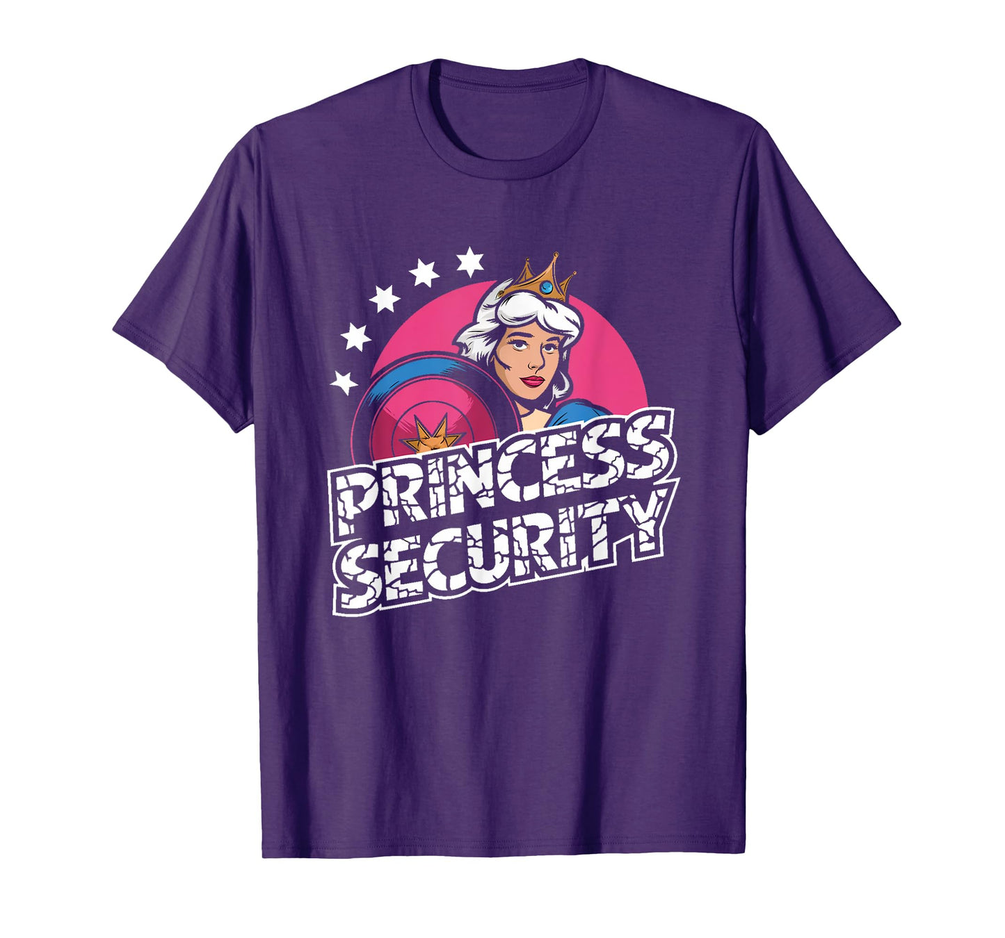 Princess Security Birthday Dad & Mom Boys Brother Vintage T-Shirt