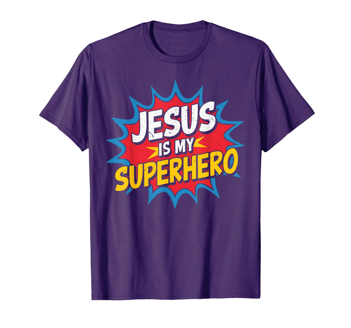 Toddler Jesus is My Superhero Christian God Son Brother Kids T-Shirt