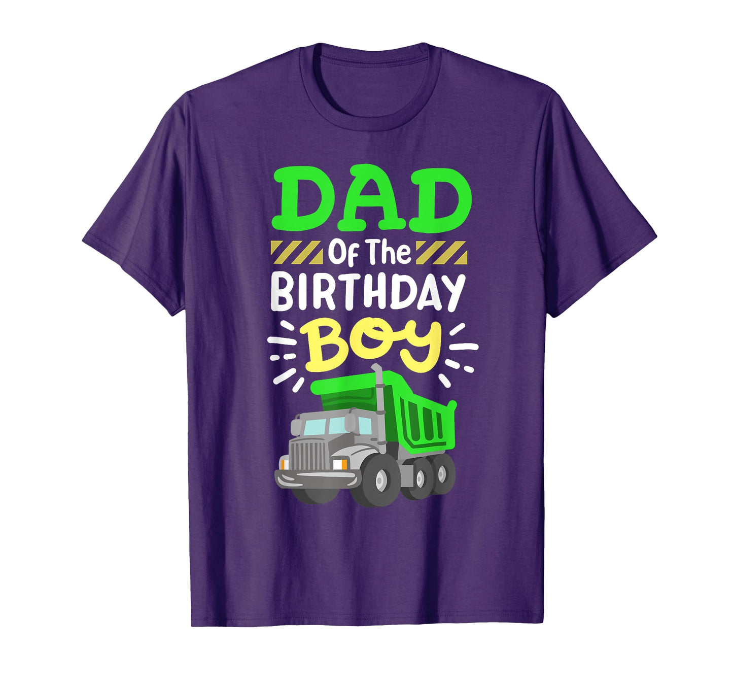 Dad Of The Birthday Boy Garbage Truck Birthday Family T-Shirt