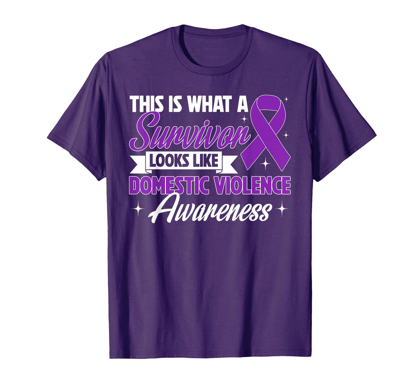 What A Survivor Looks Like Domestic Violence Awareness Month T-Shirt