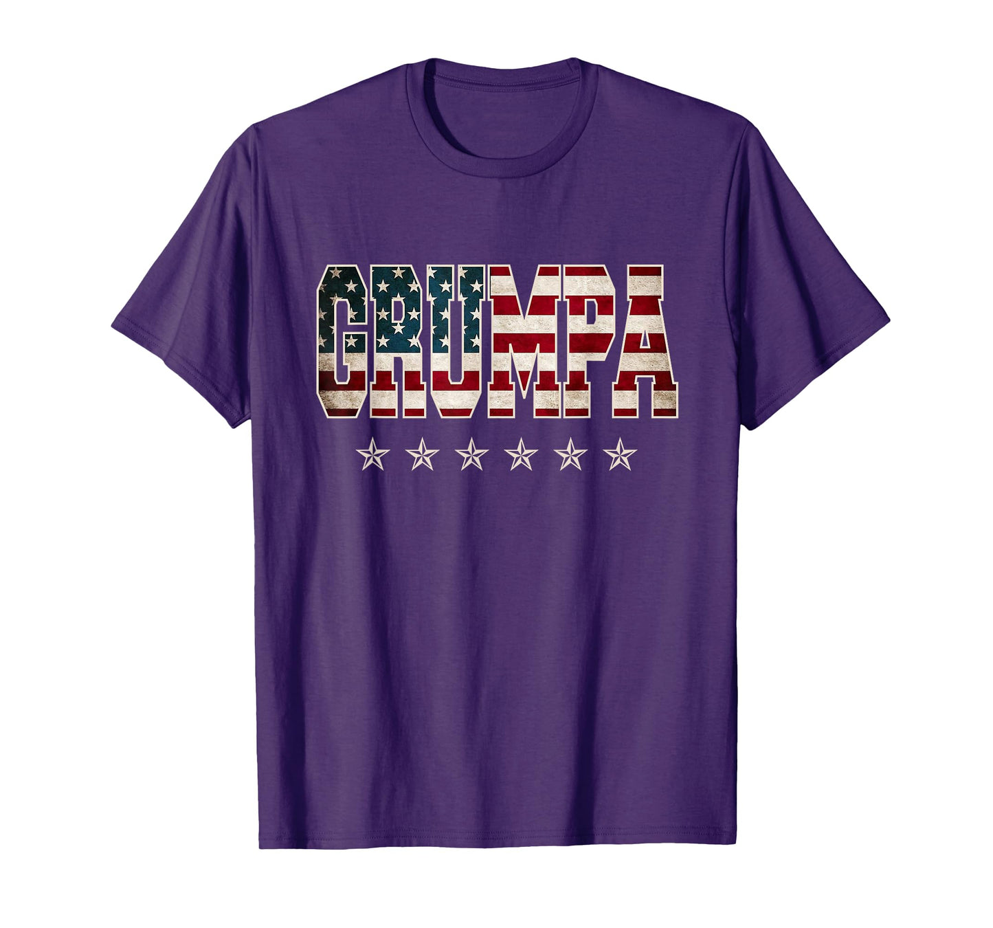 Grumpa Father's Day American Flag 4th of July Vintage Xmas T-Shirt