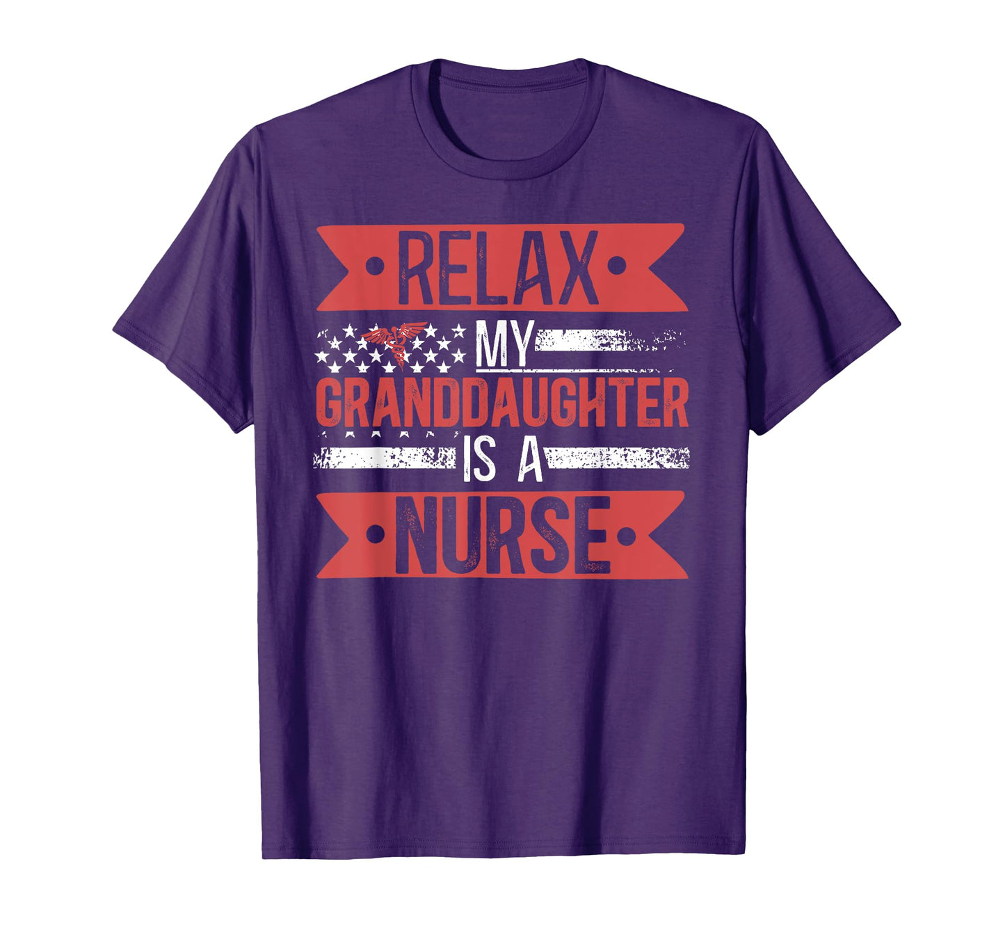 My Granddaughter Is A Nurse Grandpa Of A Nurse Grandfather T-Shirt
