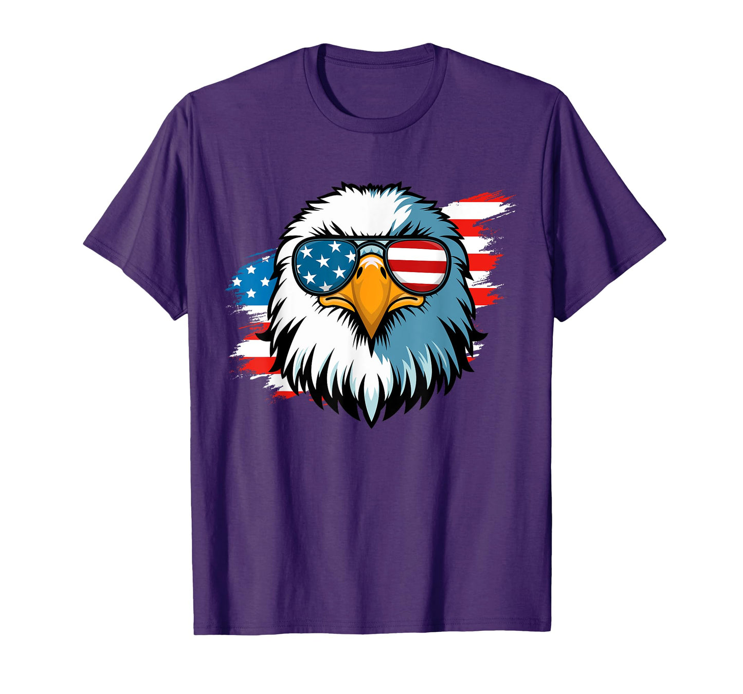 4th of July Patriotic American Flag Fourth of July Men Boys T-Shirt