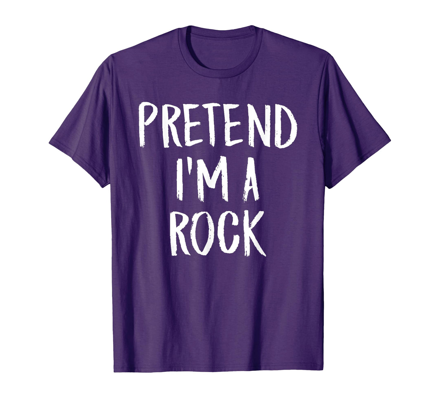 Pretend I'm A Rock Family Funny Halloween Party Costume T-Shirt