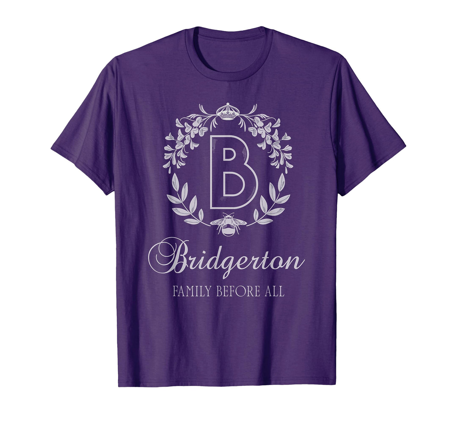 Bridgerton Family Before All Iconic Badge Big Chest Logo T-Shirt