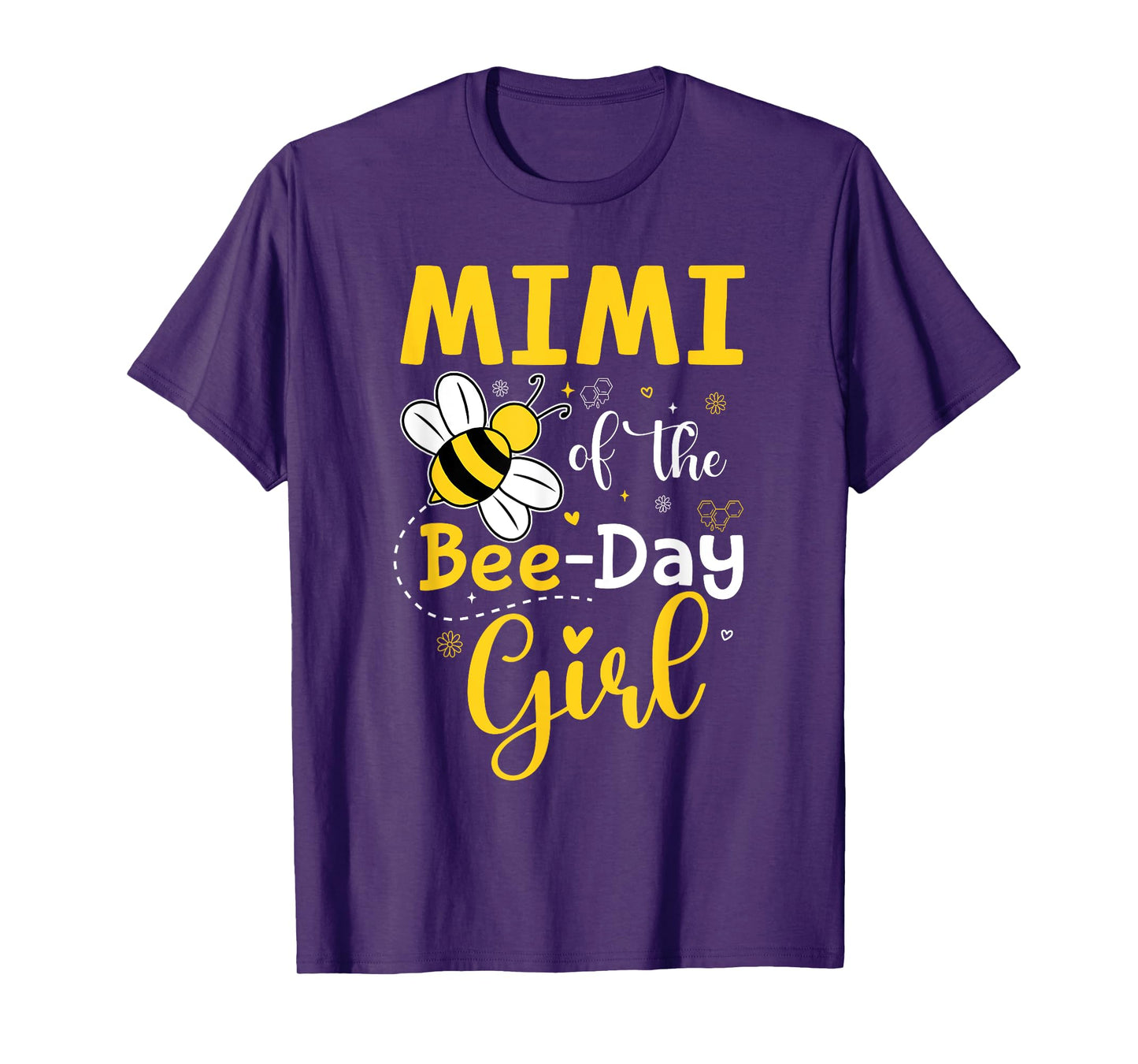 Mimi Of The Bee Day Girl Hive Birthday Party First Bee Day T-Shirt