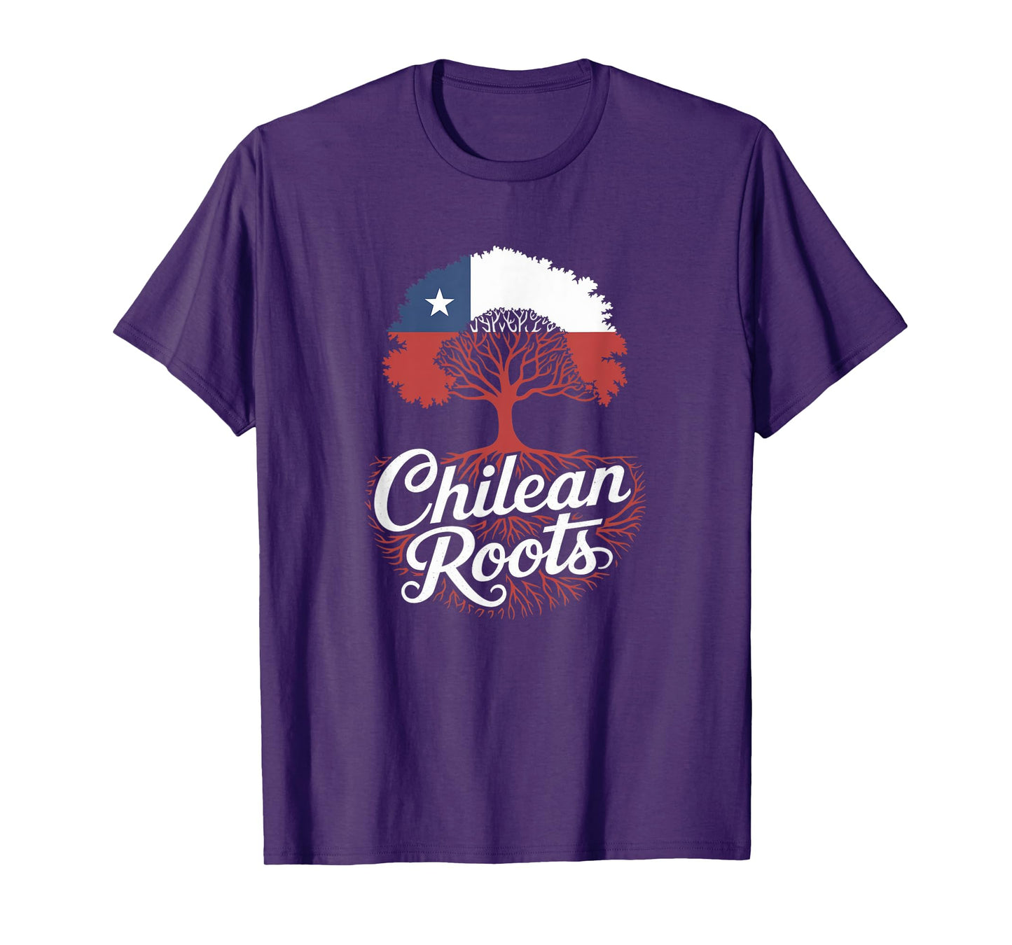 Chilean Roots - Chile Flag Colors Family Tree Souvenir T-Shirt