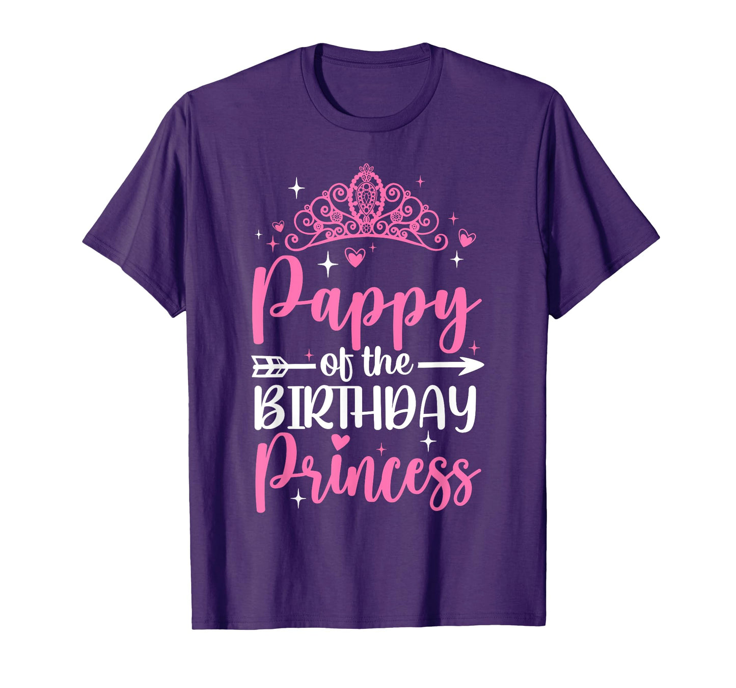Pappy Of The Birthday Princess Bday Girl Kid Cute Family T-Shirt