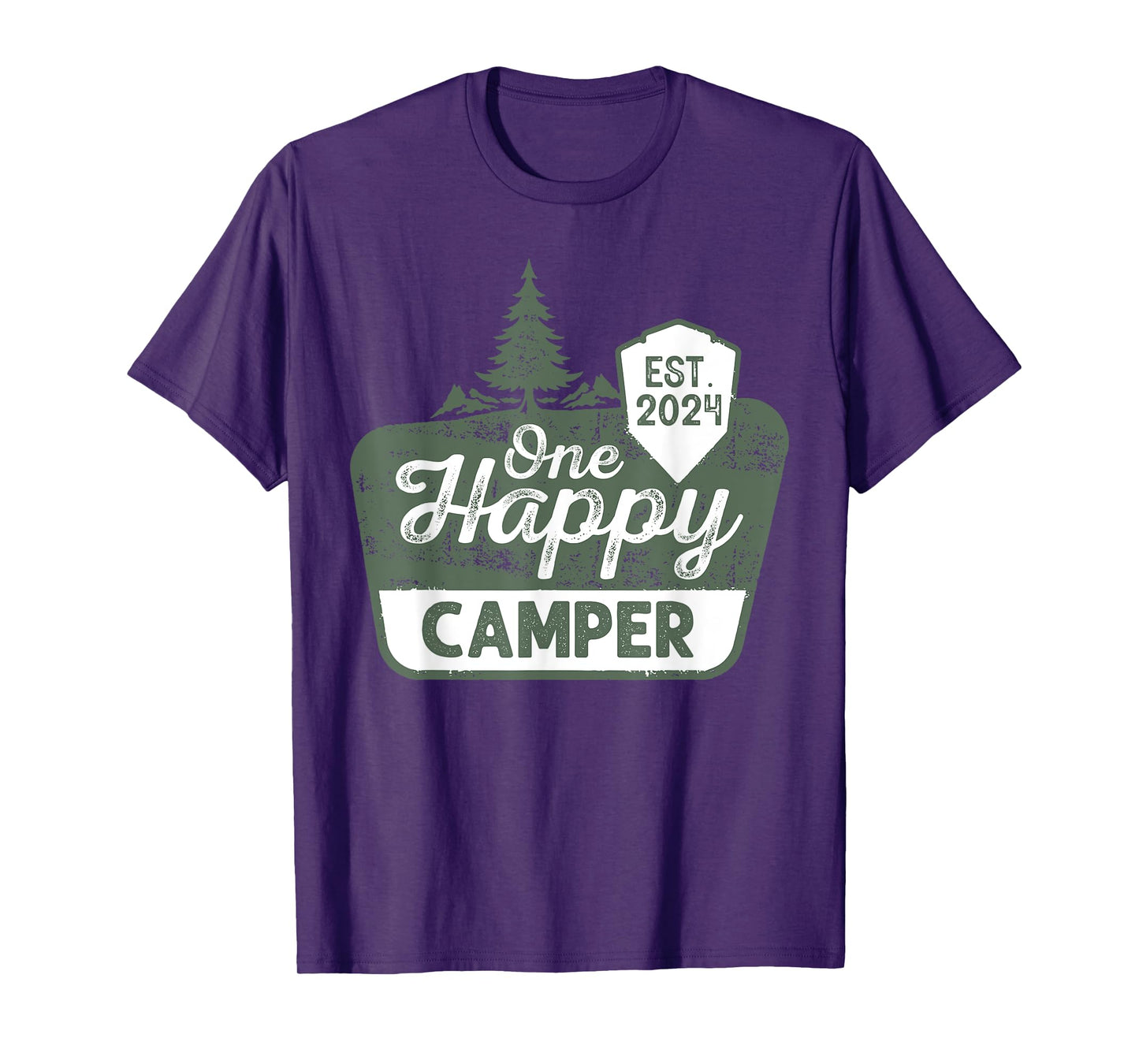 One Happy Camper Matching Family First Birthday Party 2025 T-Shirt