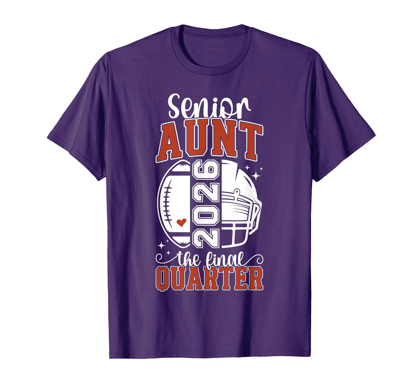 Football Senior Aunt 2026 Football Senior Auntie T-Shirt