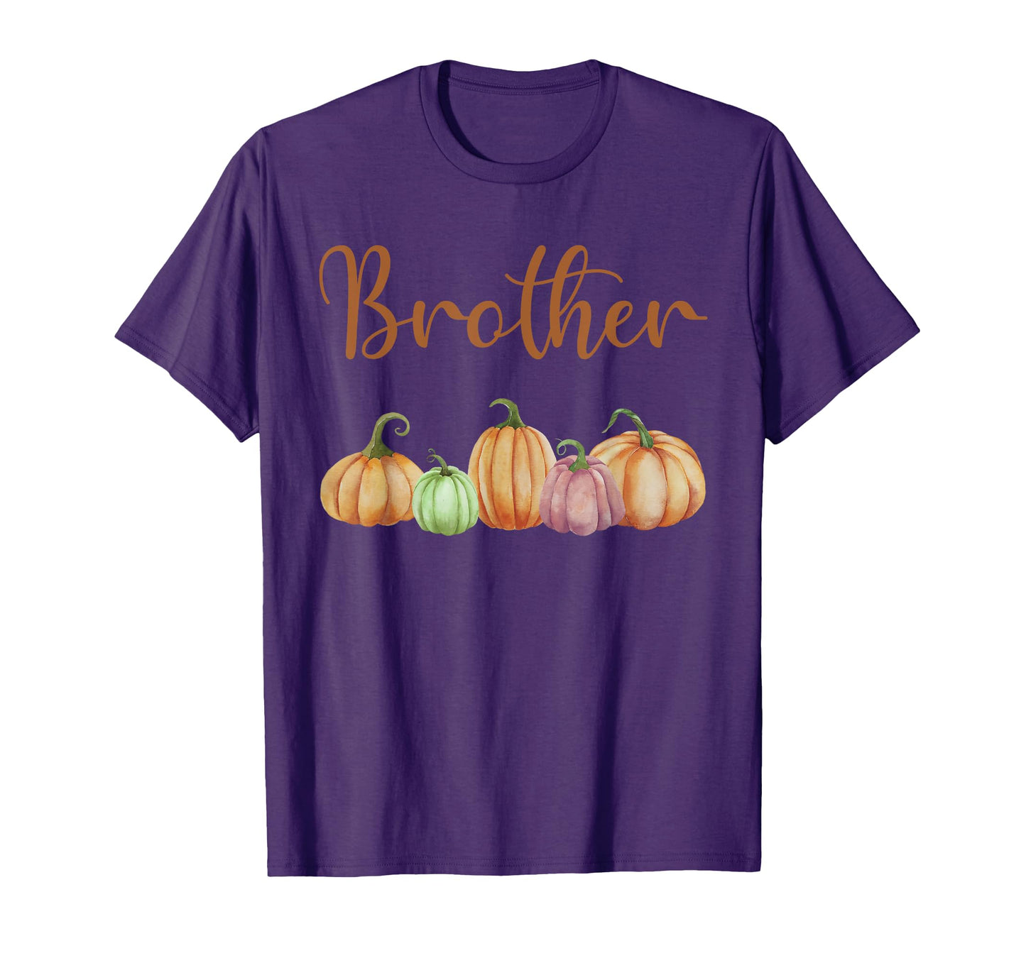 Brother of Little Pumpkin First Birthday Autumn Pumpkin T-Shirt