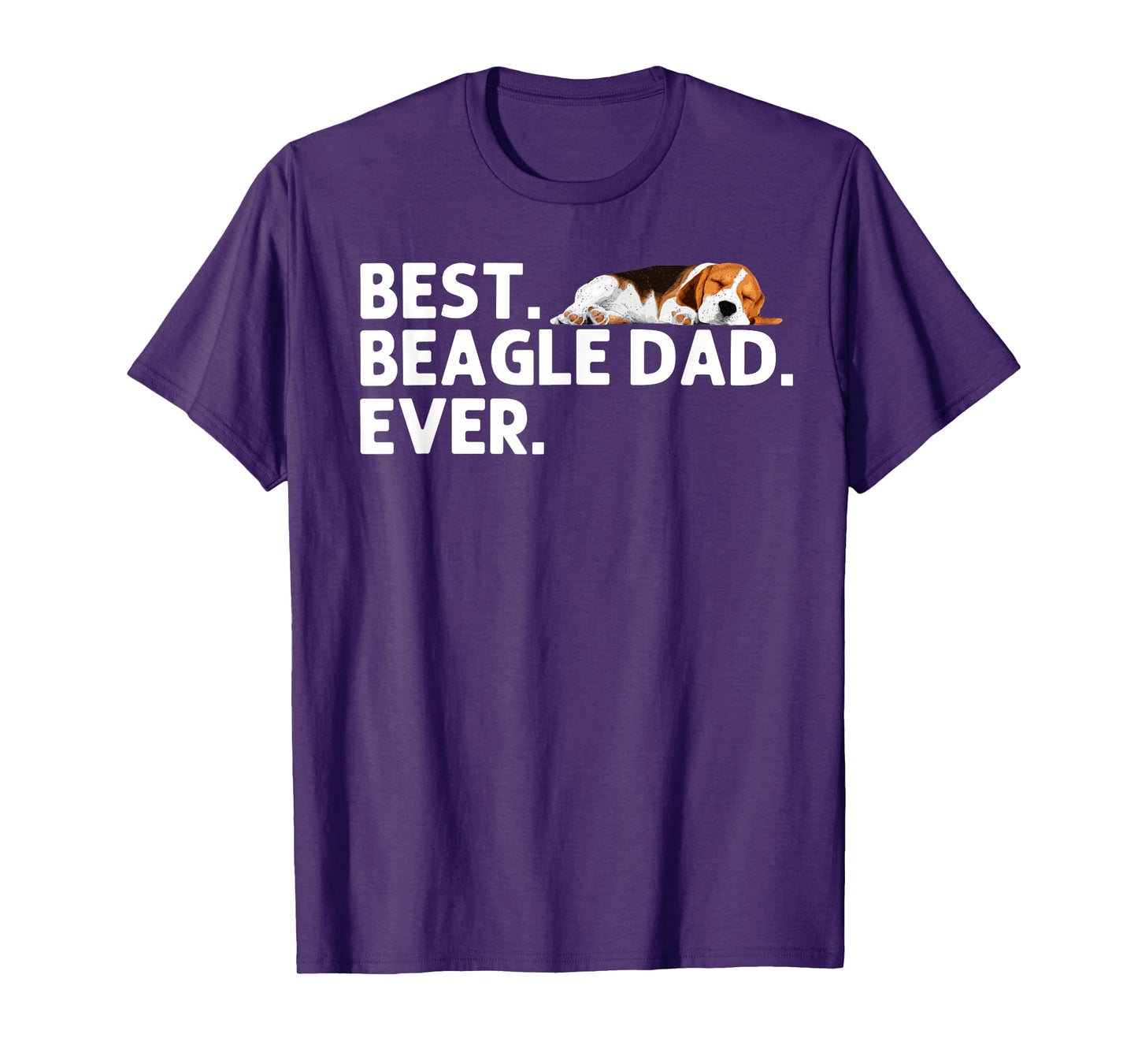Best Beagle Dad Art For Men Father Beagle Dog Beagle Lover T-Shirt