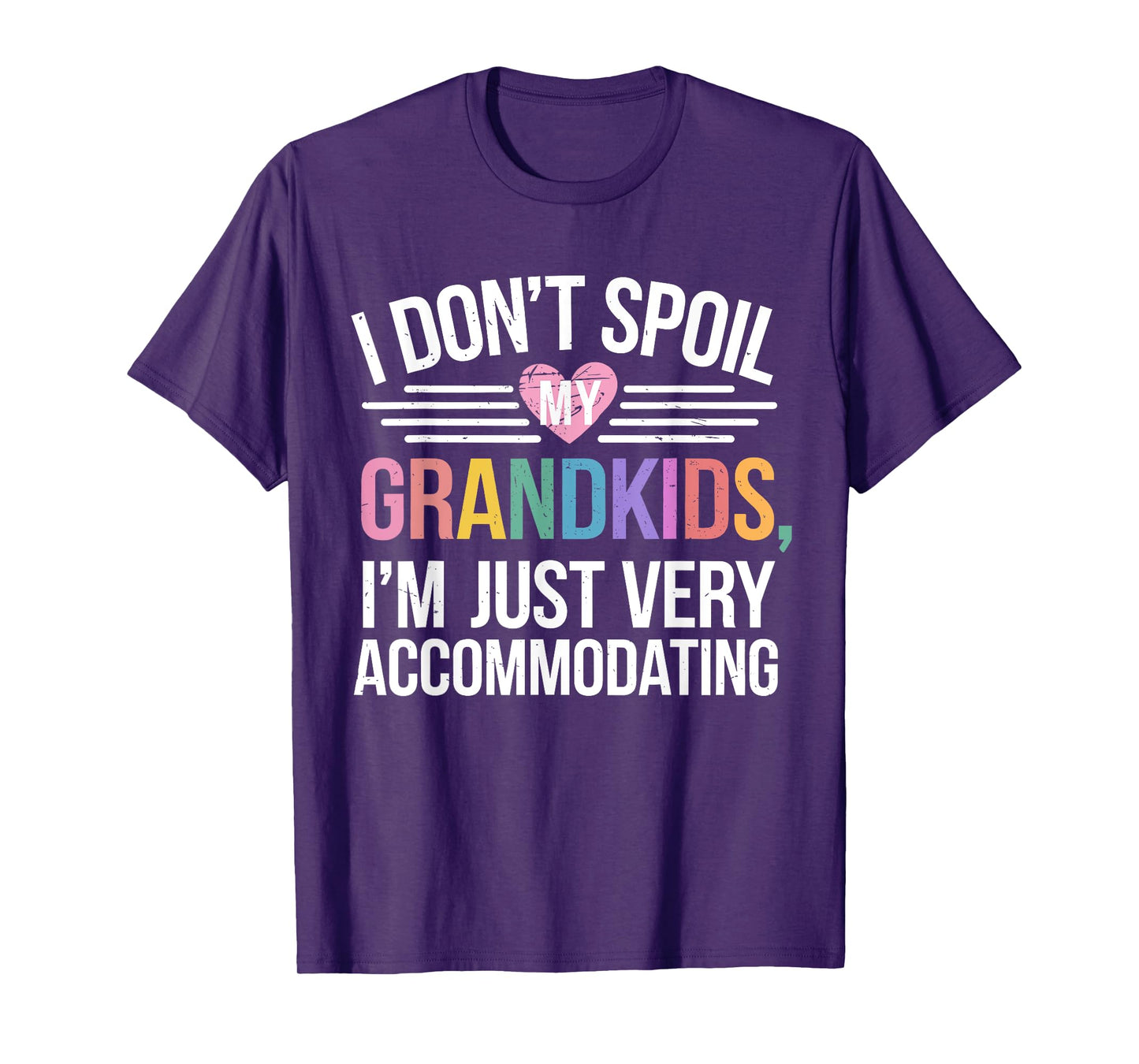 I Dont Spoil My Grandkids Im Just Very Accommodating Groovy T-Shirt