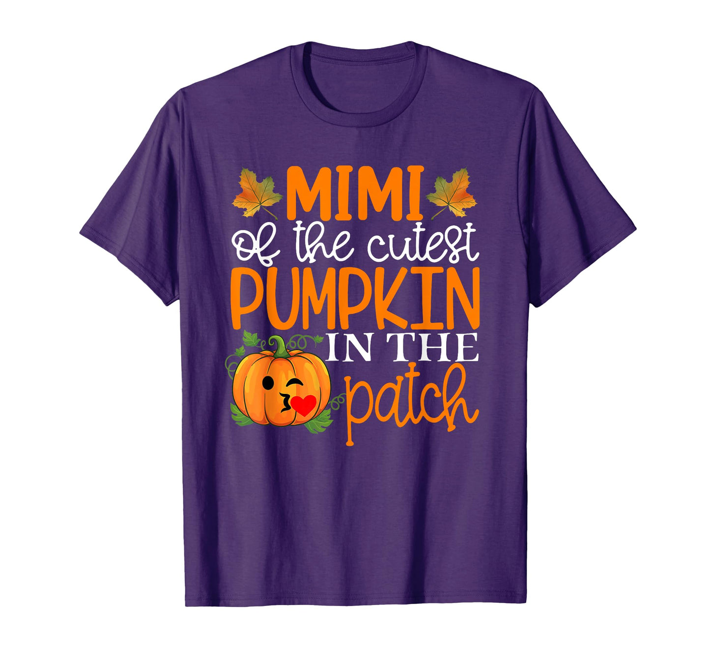 Mimi of The Cutest Pumpkin In The Patch Shirt Halloween T-Shirt