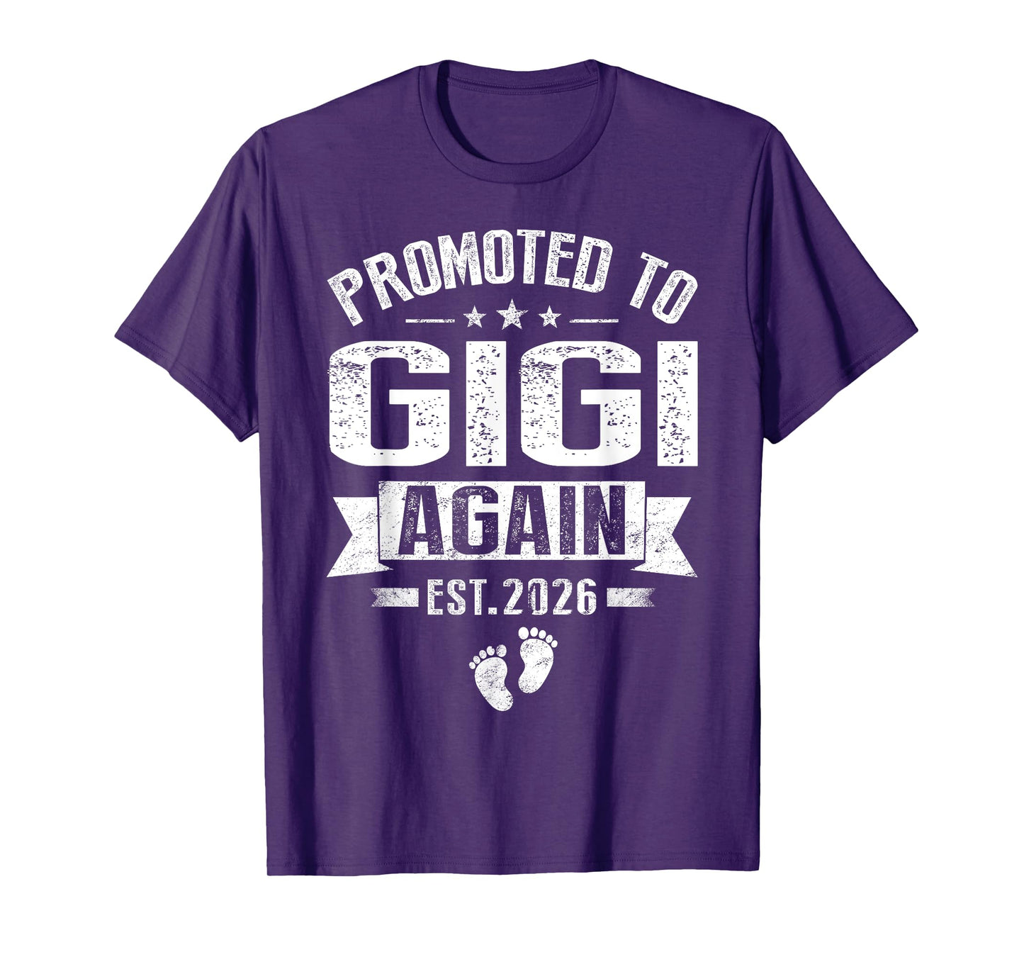 Promoted To Gigi Again Est 2026 Pregnancy Announcement T-Shirt