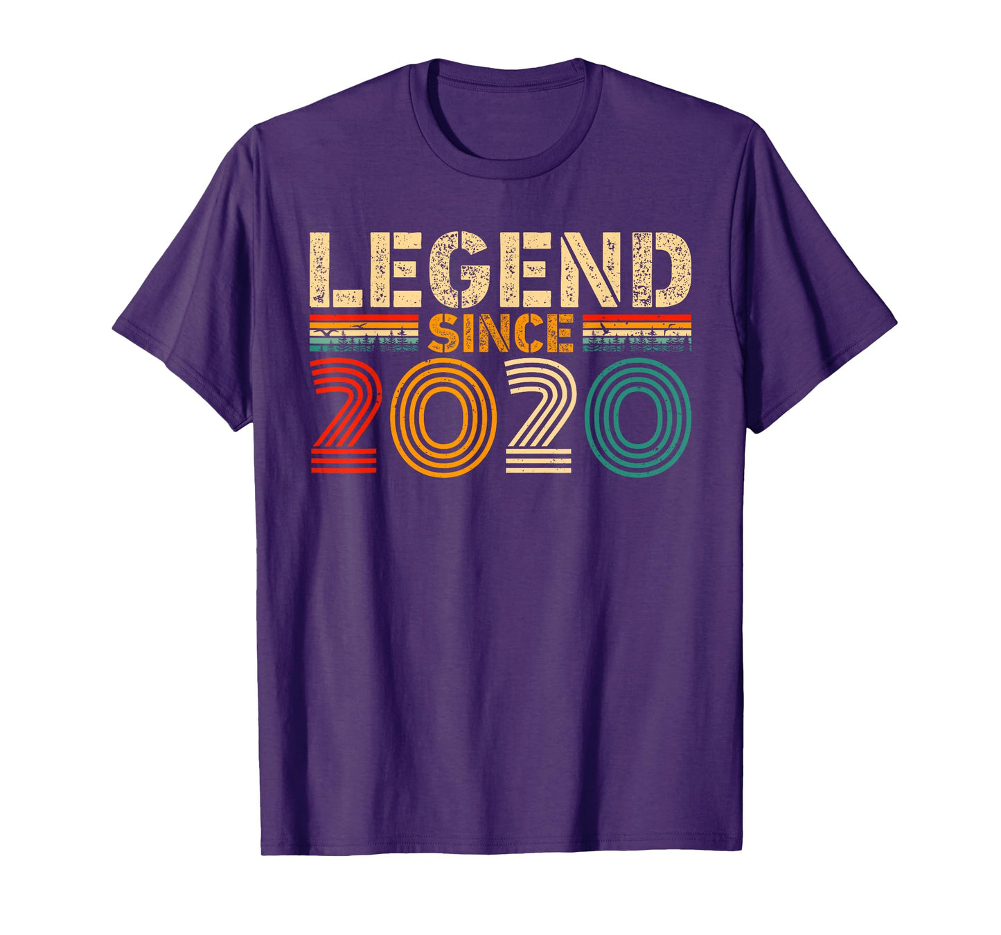 Legend Since 2020 Vintage Birthday Year 2020 Men Women Retro T-Shirt
