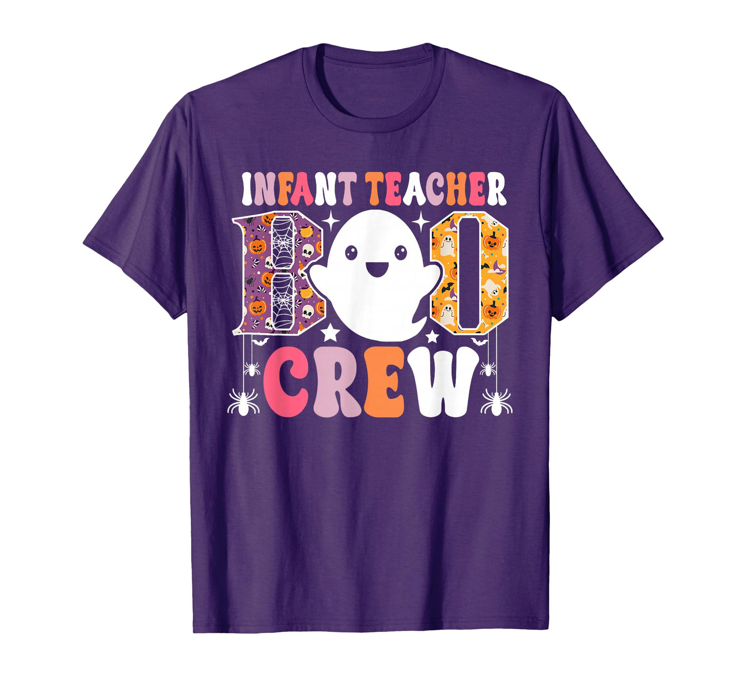 Infant Teacher Boo Crew Funny Halloween Costume T-Shirt
