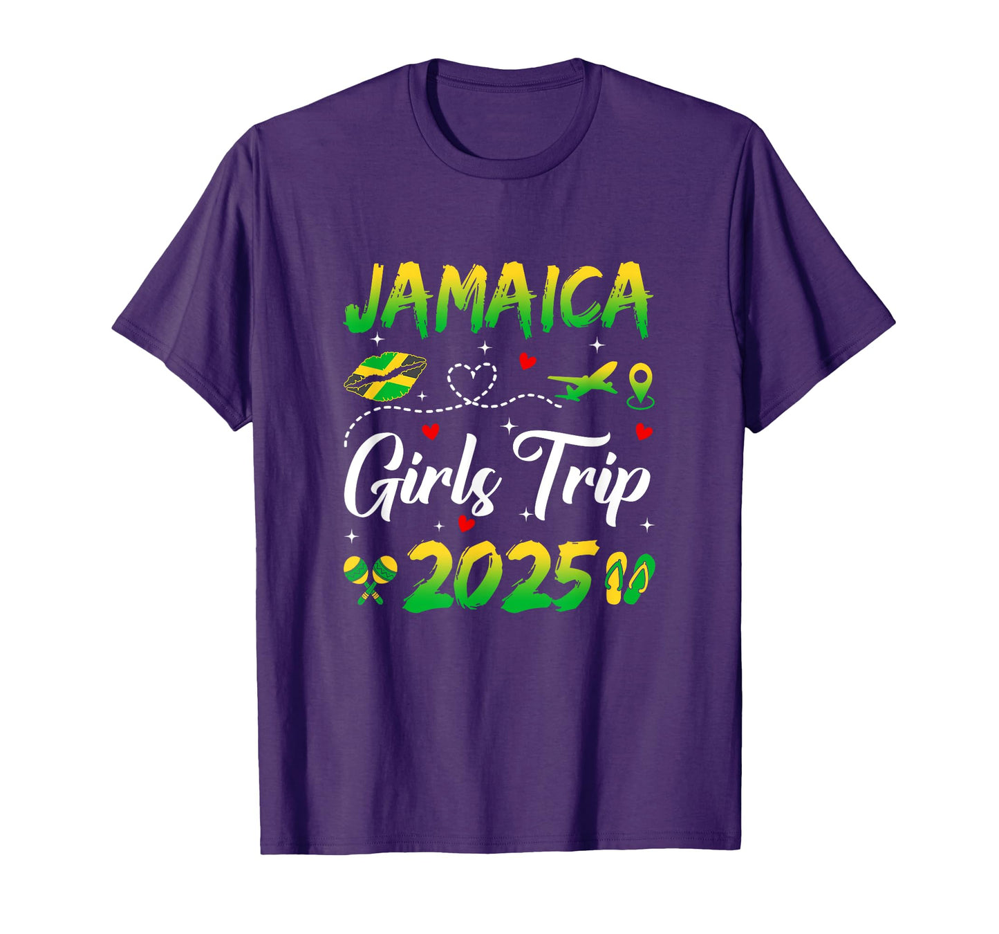 Jamaica Girls Trip 2025 Summer Vacation Weekend Matching T-Shirt
