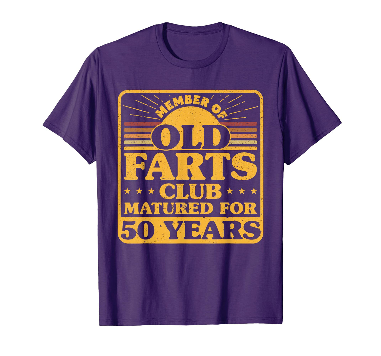 50th Birthday Men Old Farts Club Matured for 50 Years T-Shirt