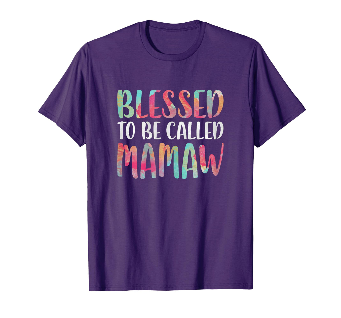 Blessed To Be Called Mamaw Shirt Women Mothers Day T-Shirt