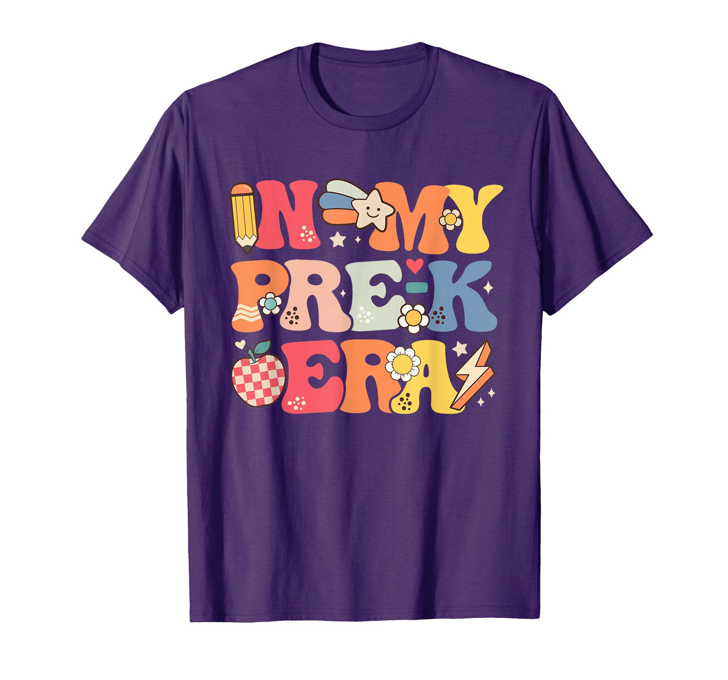In My Pre-K Era Girl Back To School Cute PreSchool Teacher T-Shirt
