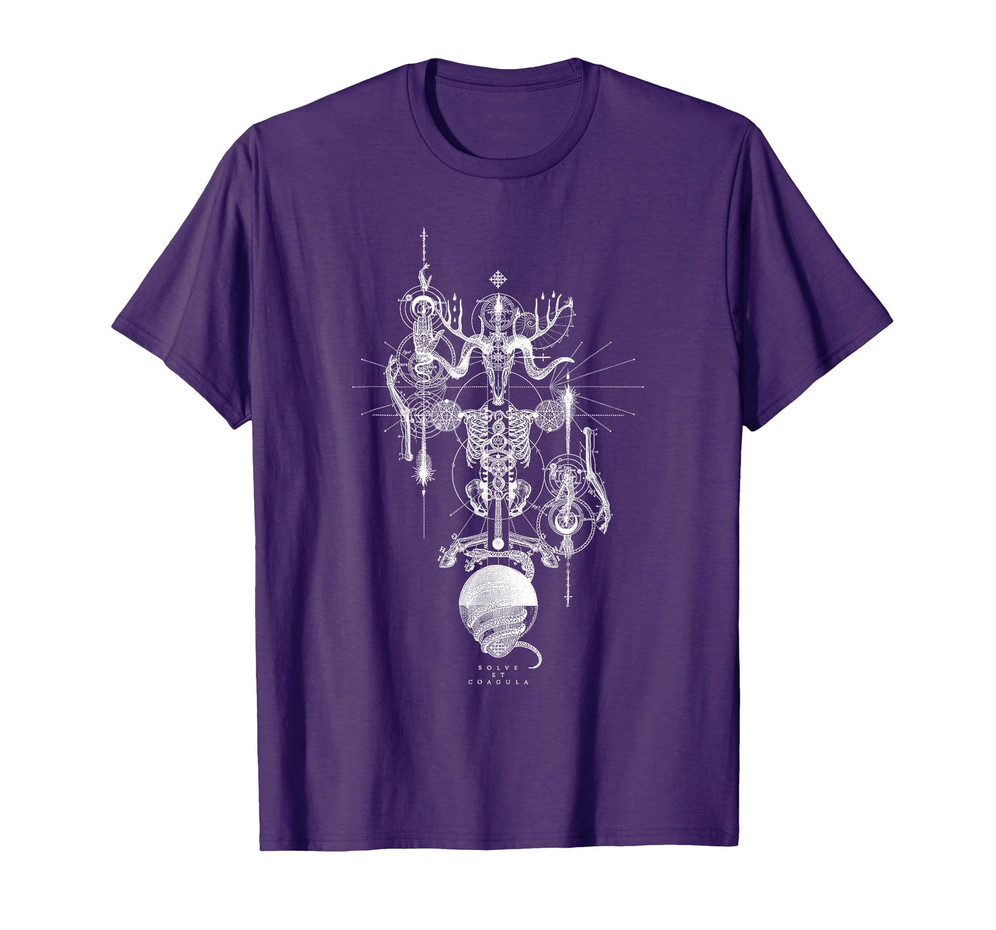 Solve Et Coagula Alchemical Medieval Occult Celtic Dragon T-Shirt