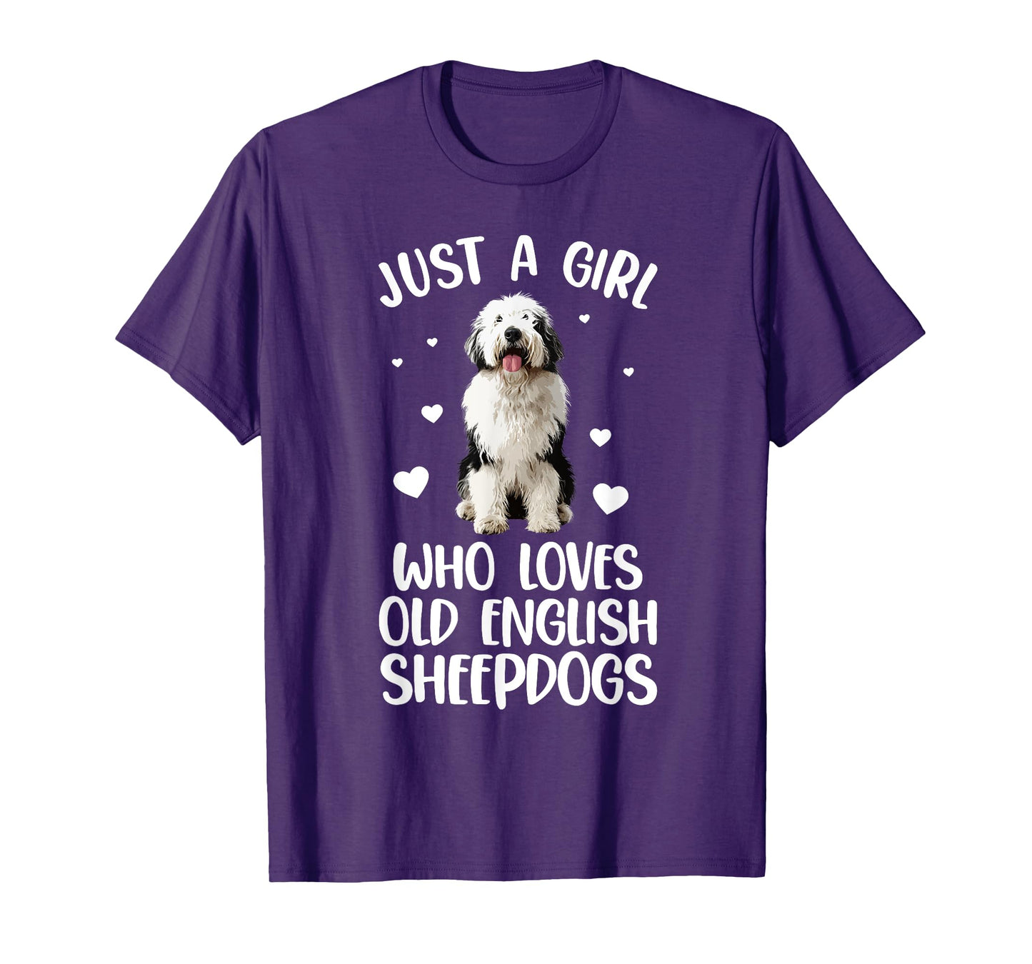 Funny Old English Sheepdog Design For Women Sheepdog Lover T-Shirt