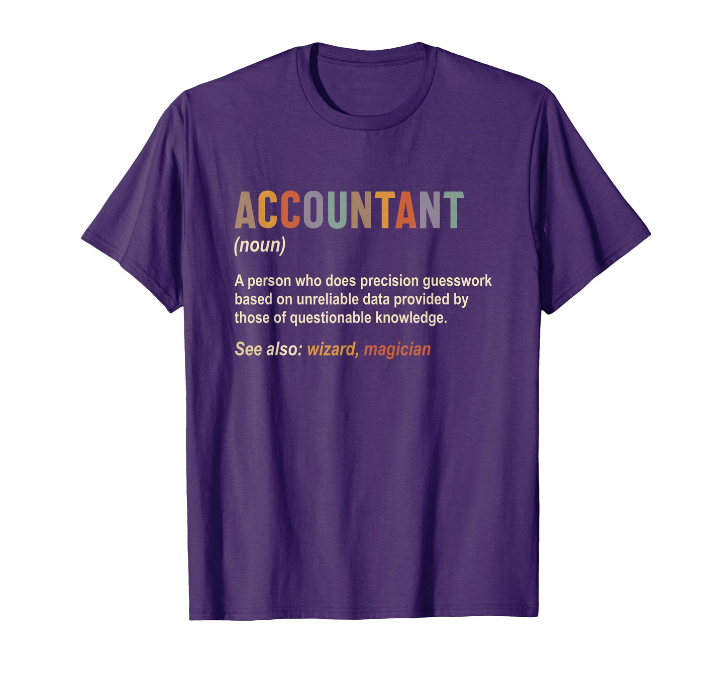 Accountant Definition Accounting CPA Funny T-Shirt