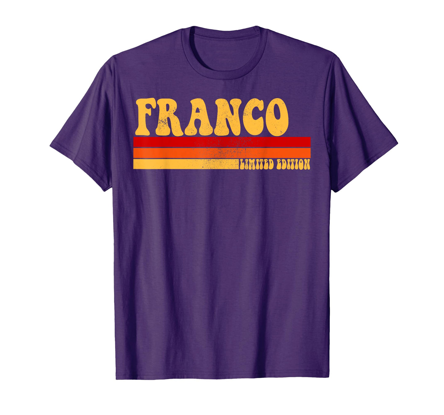 FRANCO Name Personalized Idea Men Retro Vintage FRANCO T-Shirt