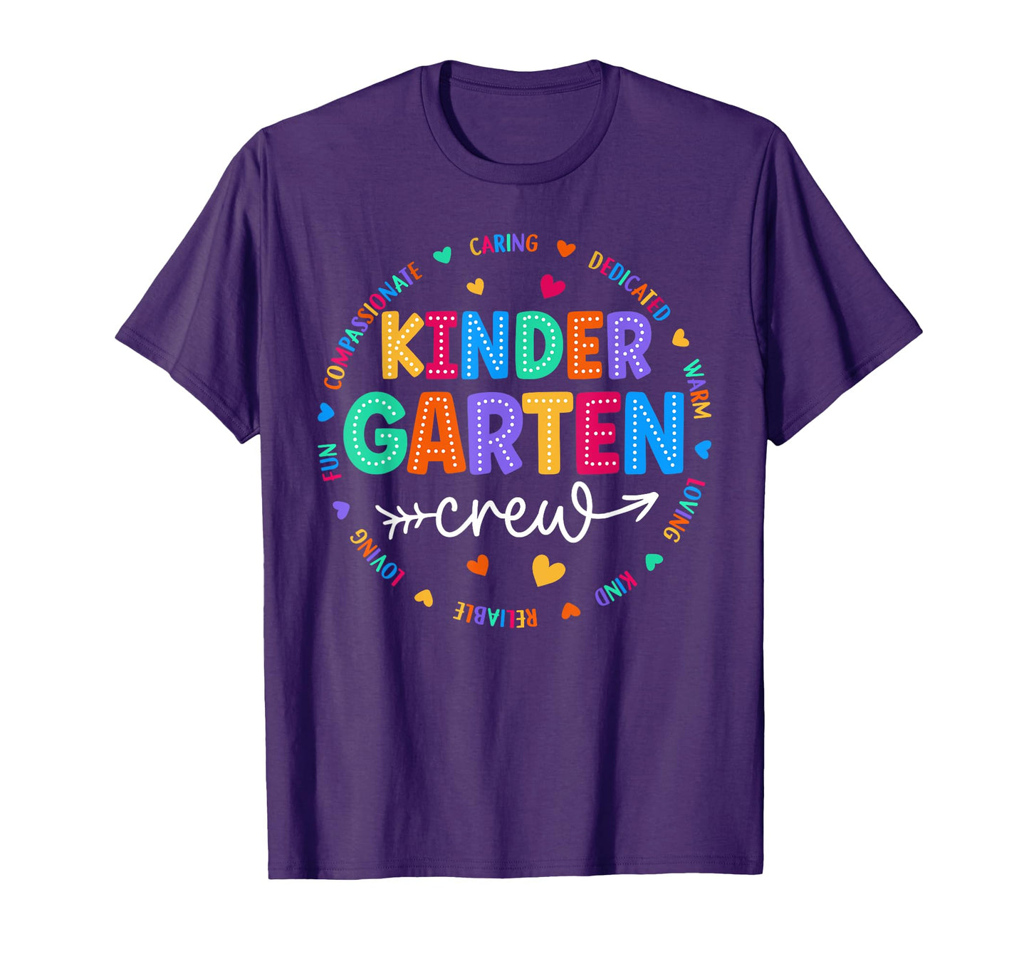 Kindergarten Crew Back To School Kindergarten Teacher Kids T-Shirt