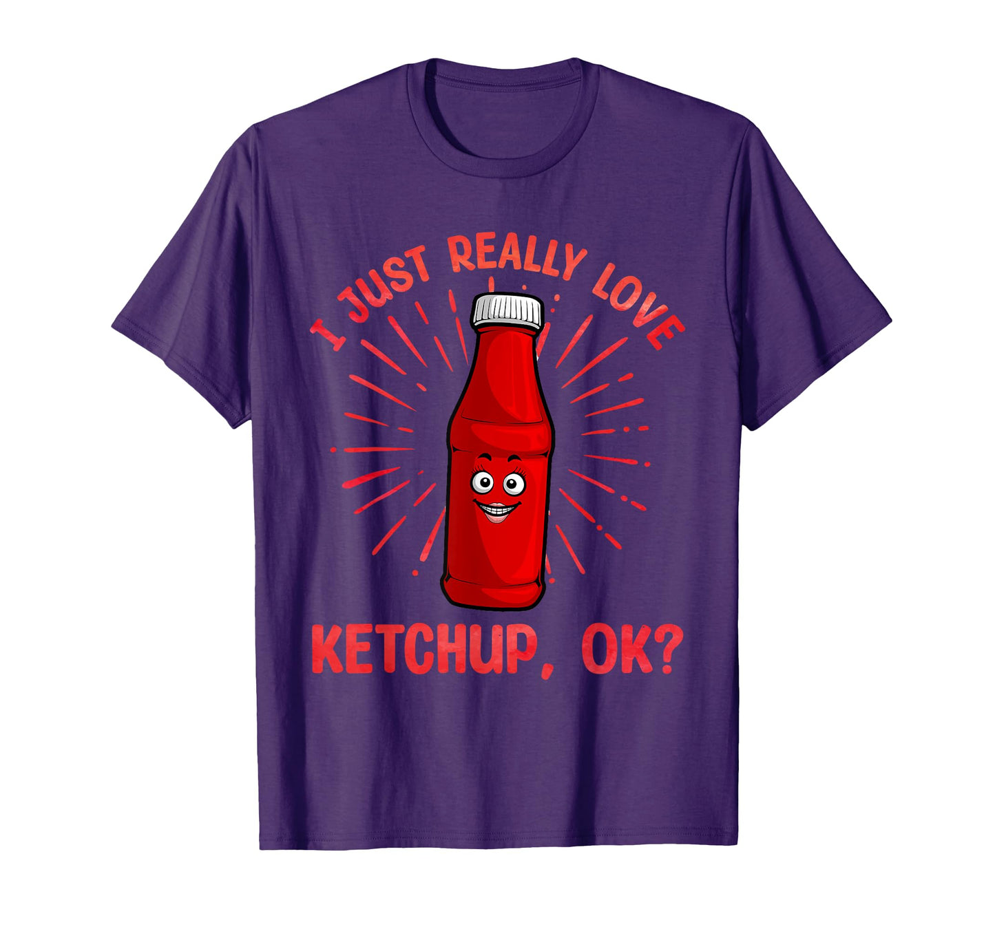 Cool Ketchup Art For Men Women Ketchup Themed Ketchup Lover T-Shirt