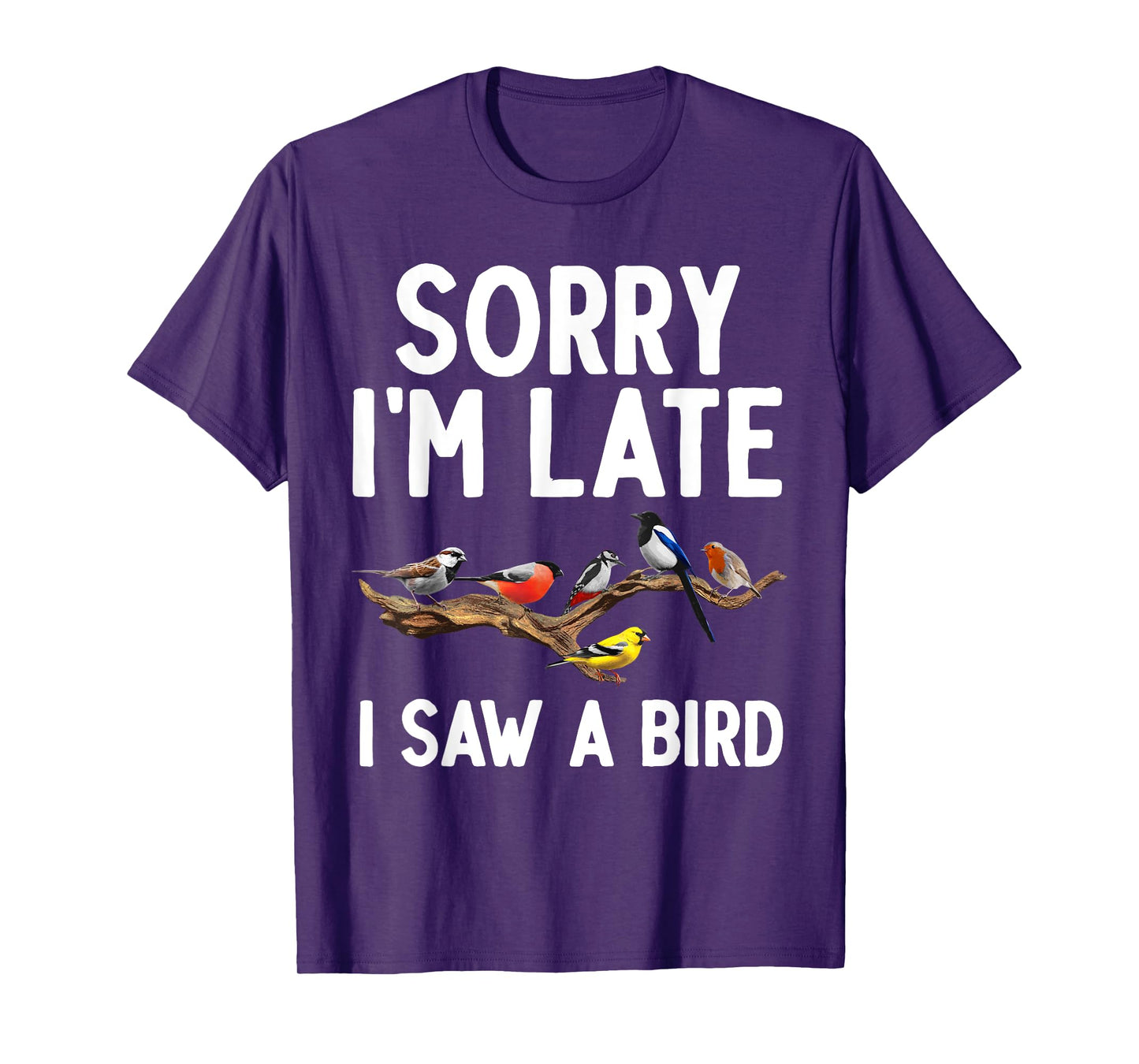 Cool Bird Watching Art For Men Women Birder Nerd Birdwatcher T-Shirt