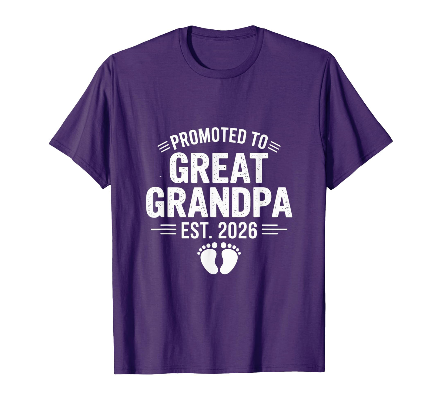 Promoted to Great Grandpa EST. 2026 Funny Soon to Be Grandpa T-Shirt