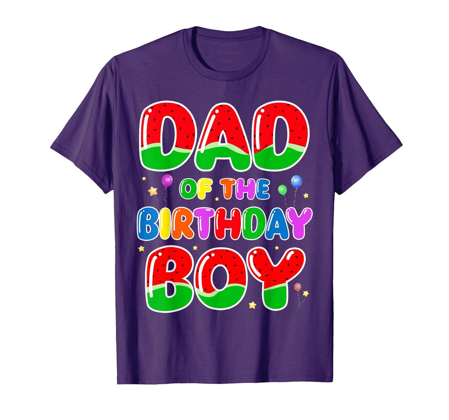 Dad Of the Birthday Boy Watermelon Birthday Family Matching T-Shirt