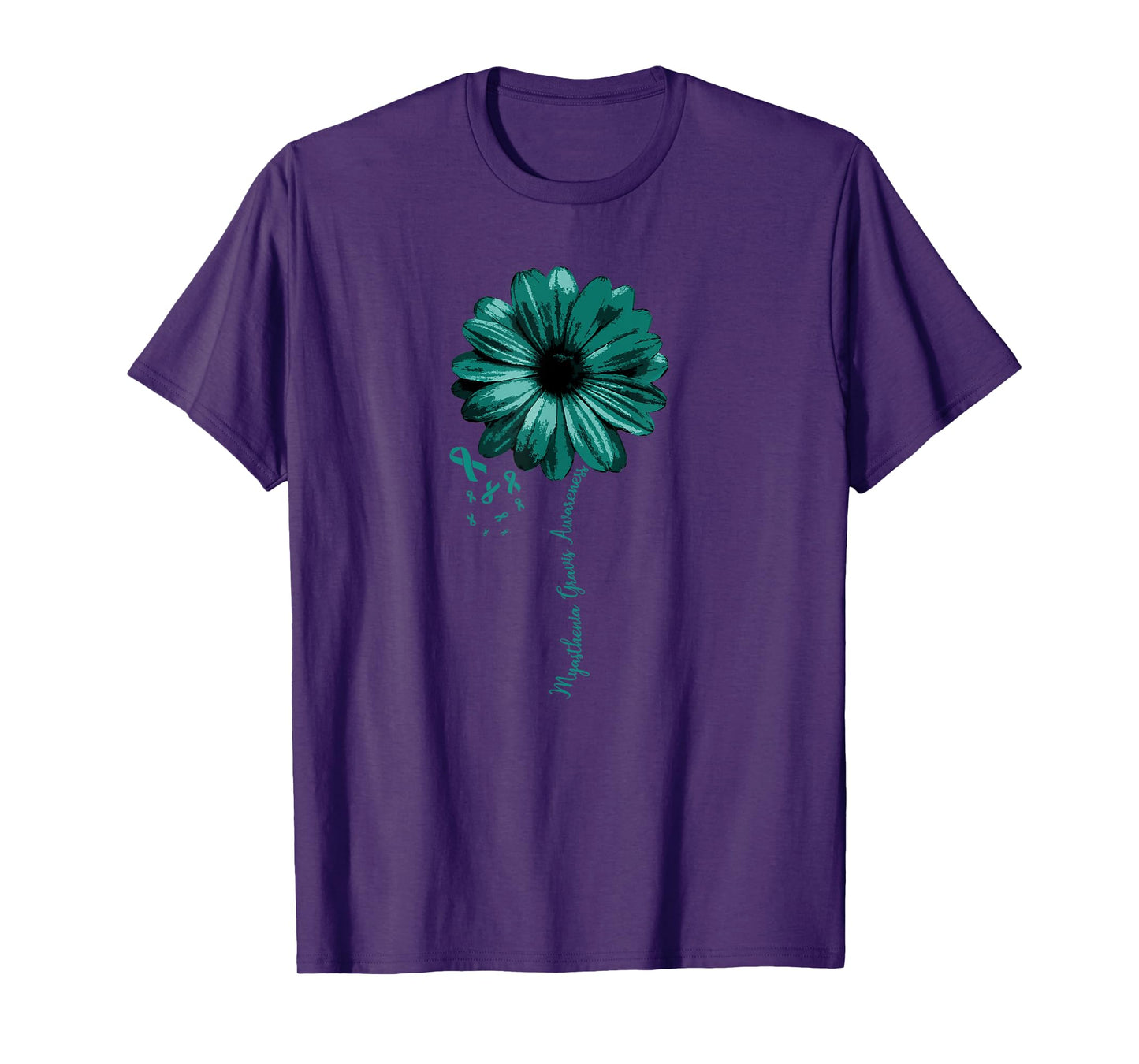 Myasthenia Gravis Awareness Shirt Warrior Pretty T-Shirt