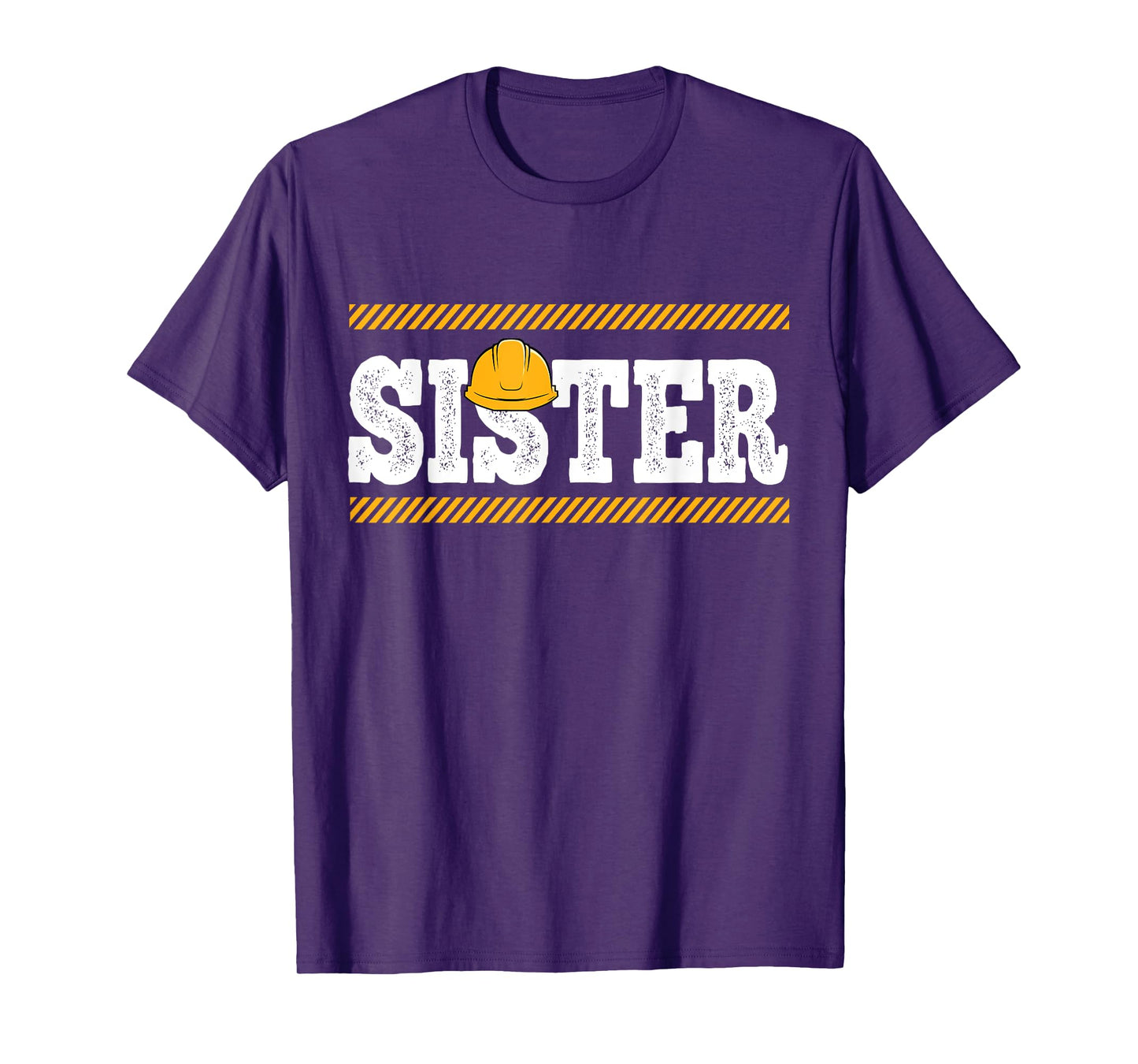 Funny Sister Construction Excavator Kids Boy Matching Family T-Shirt