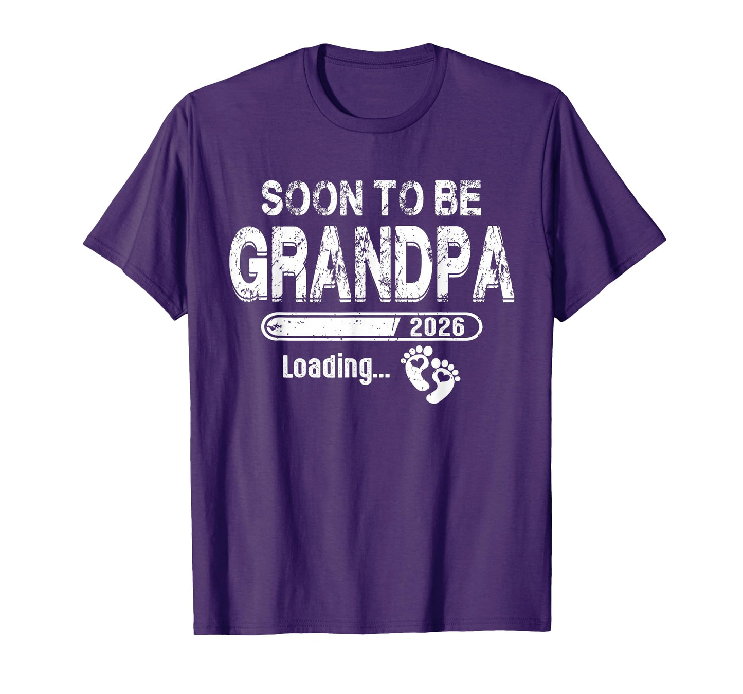 Mens Soon To Be Grandpa 2026 Promoted to Grandpa 2026 T-Shirt