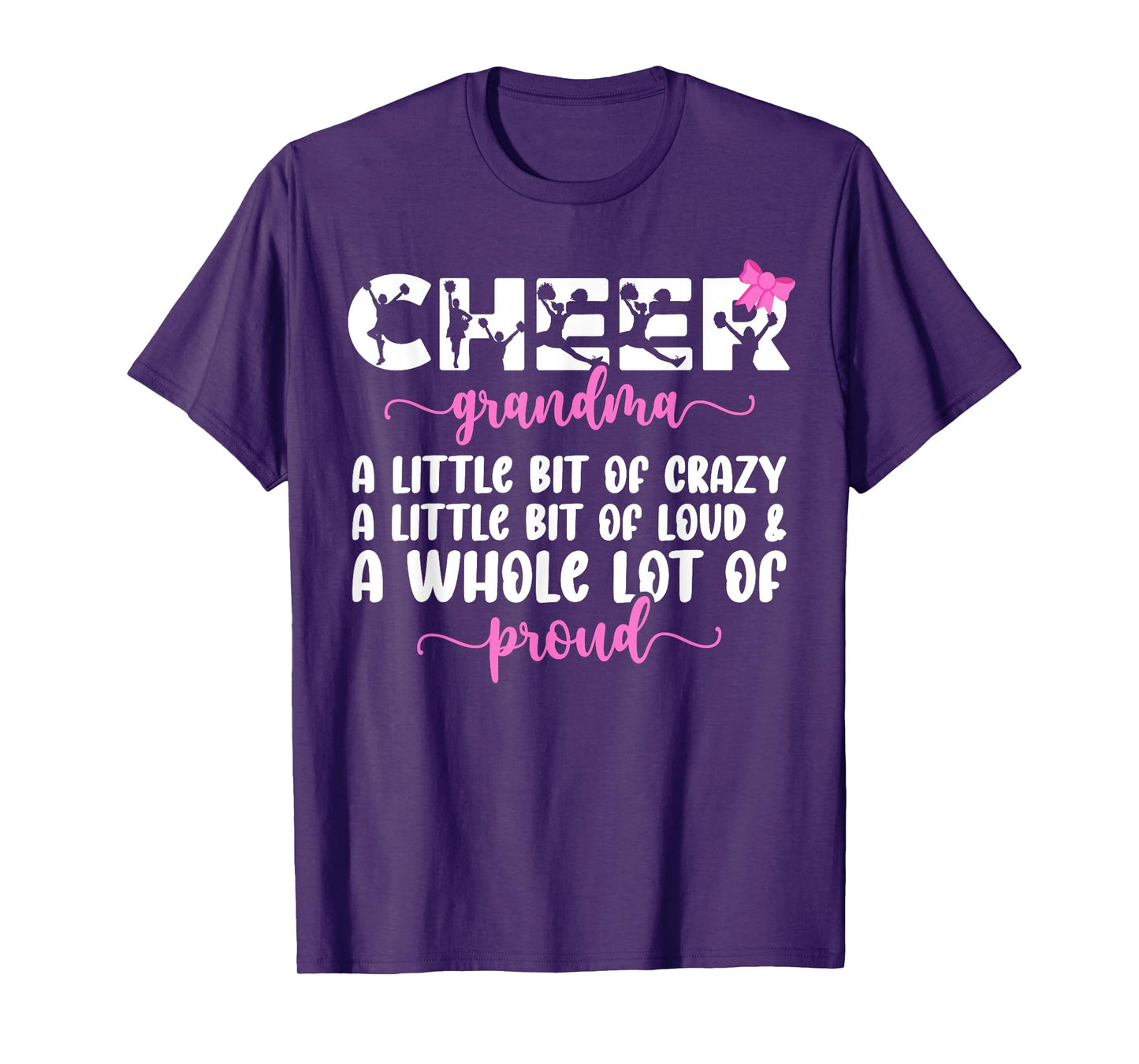 Cheer Grandma Proud Grandma Of A Cheerleader Grandma T-Shirt