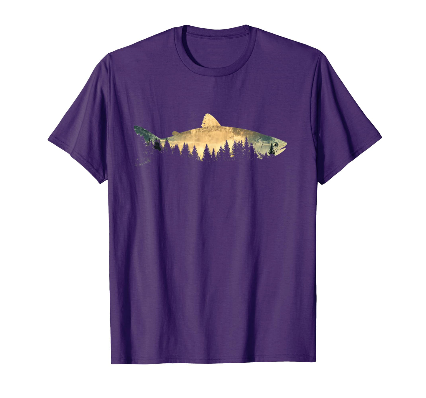 Fishing Outdoor Forest Nature Men Women Wildlife Fisherman T-Shirt