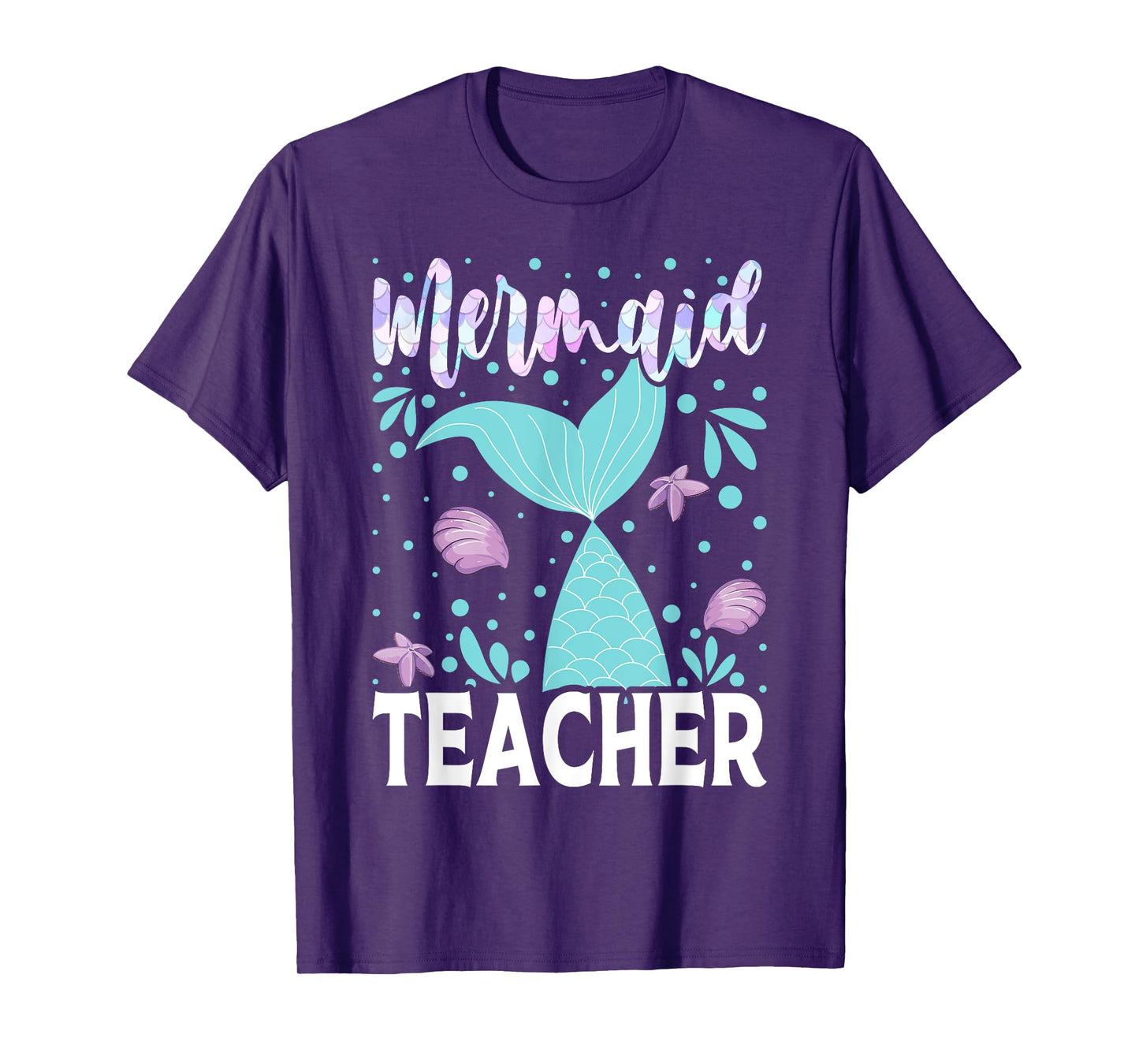 Mermaid Teacher Cute Back To School Student T-Shirt