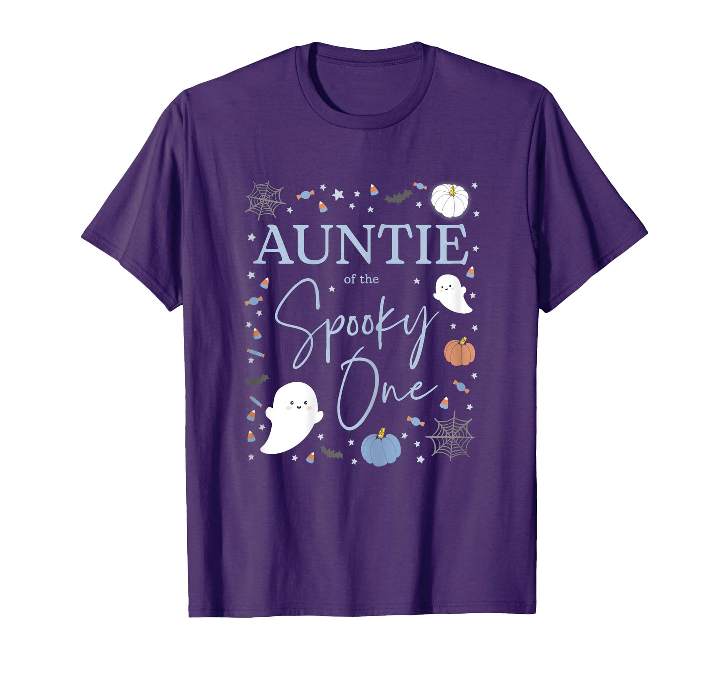 Auntie of the Spooky One First Birthday Boy 1st Halloween T-Shirt