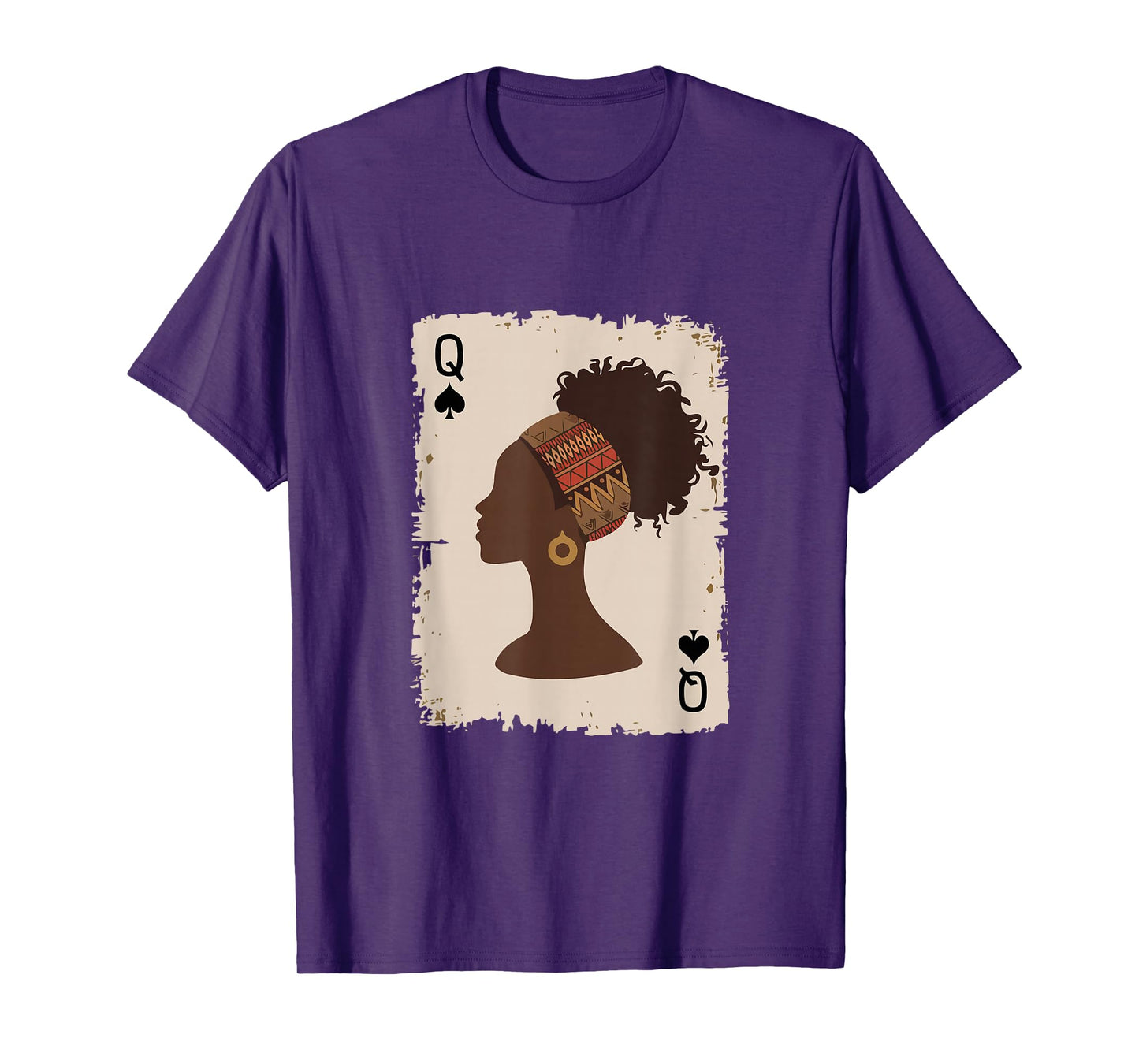 Black Queen Afro Dope Proud Melanin African American Woman T-Shirt