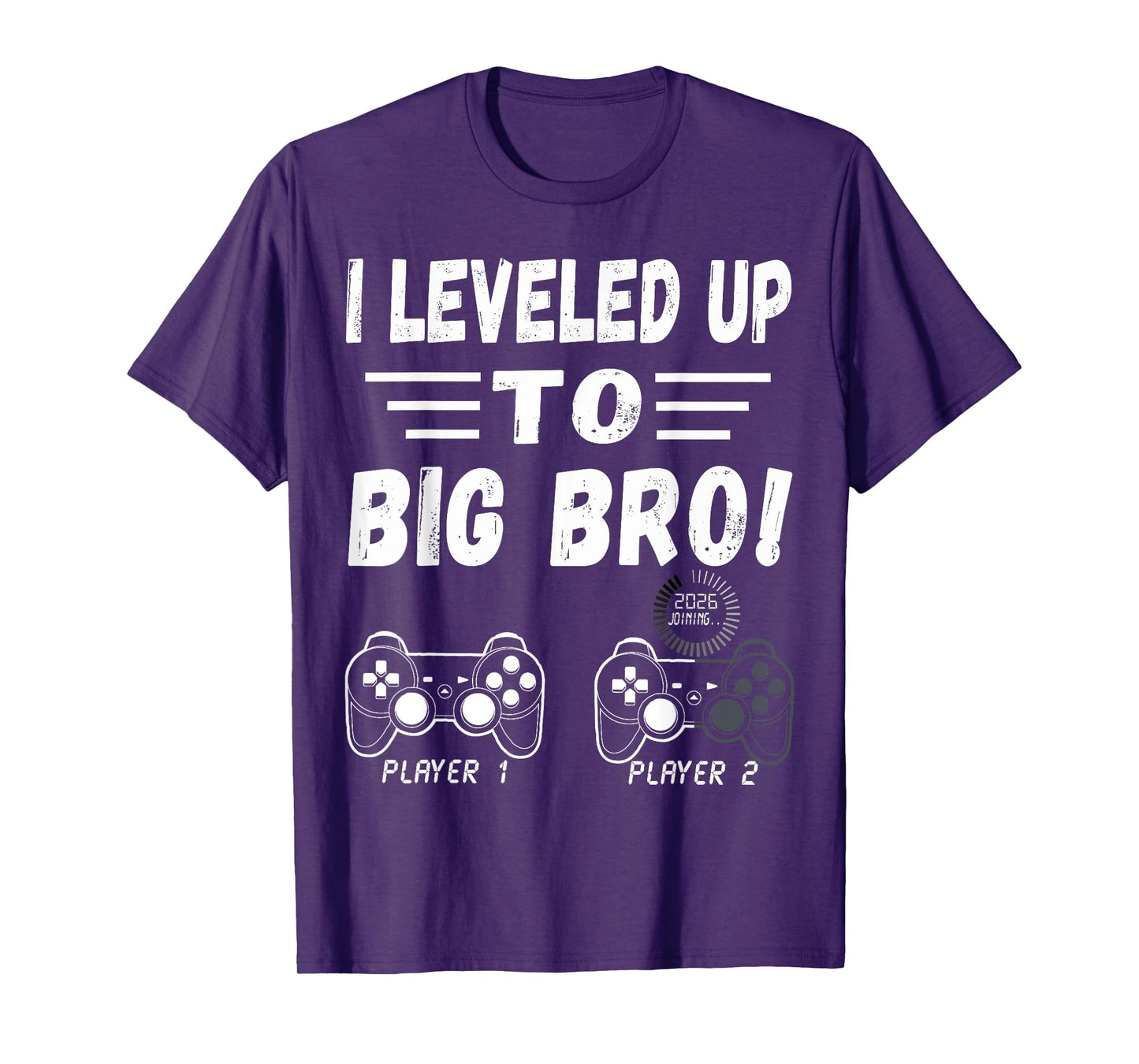 Promoted To Big Bro 2026 Leveled Up To Big Brother Est 2026 T-Shirt