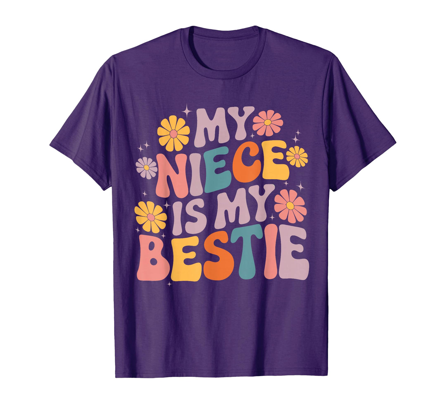 My Niece is My Bestie Auntie Niece matching Twinning Girls T-Shirt