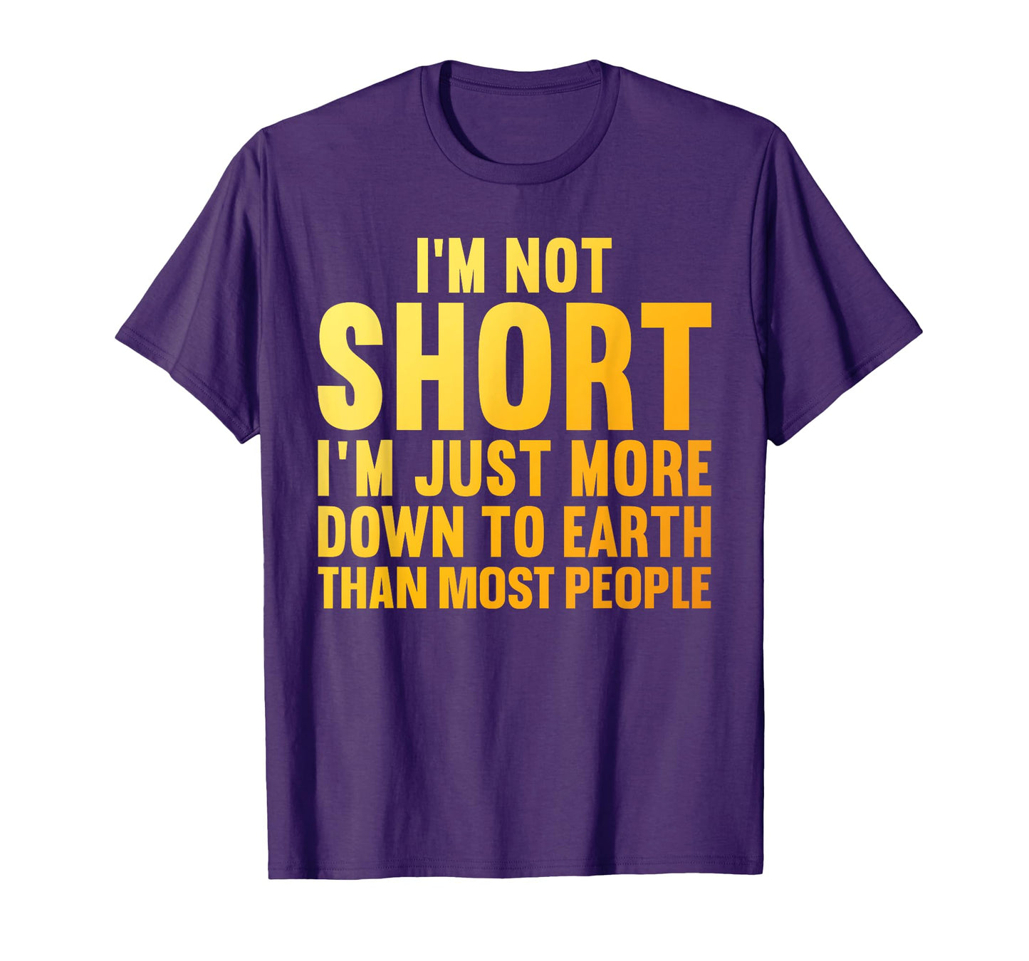 Funny Short People Art for Men Women Short People Short Girl T-Shirt