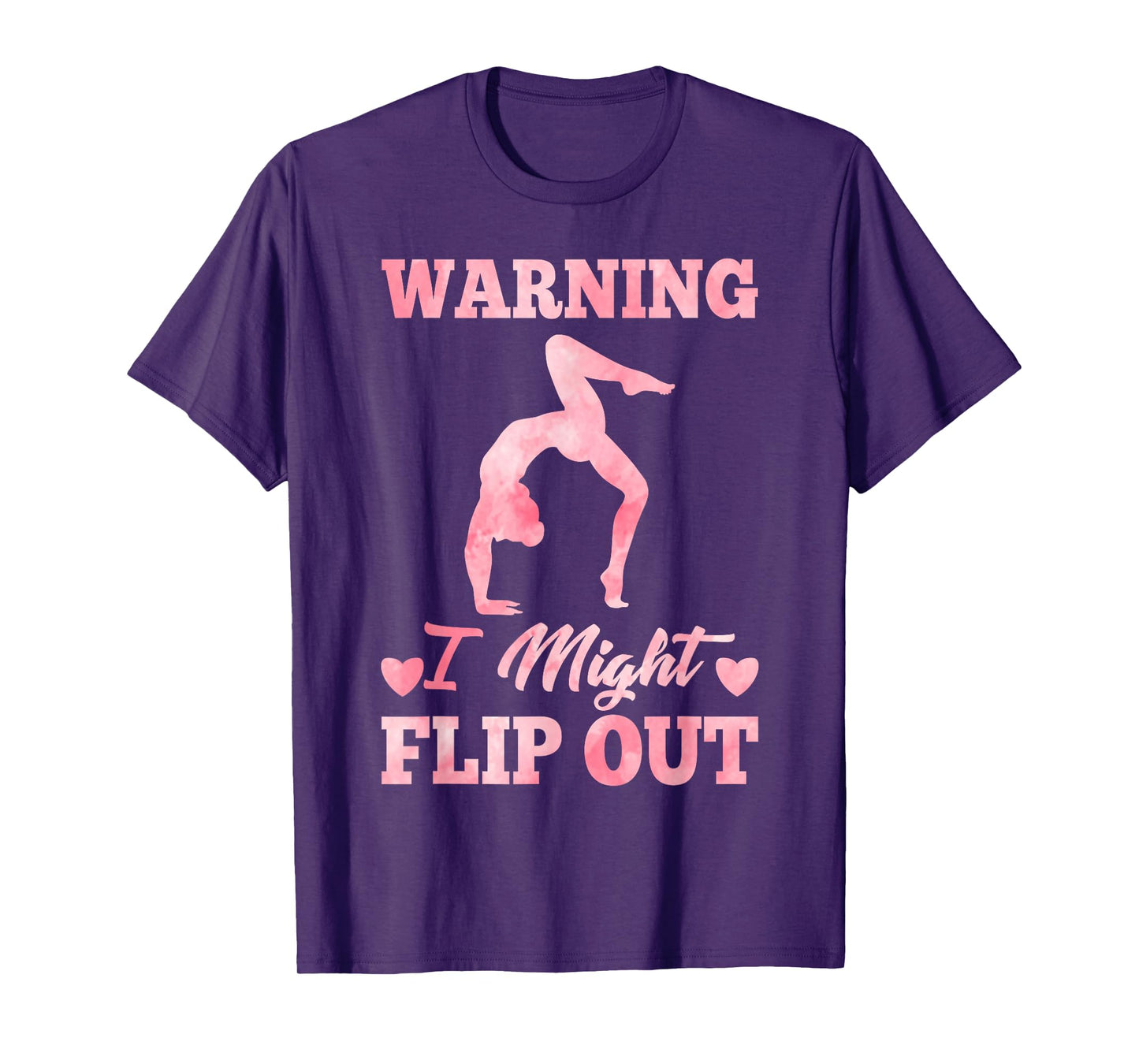 Cute Gymnastics Art for Girls Kids Women Tumbling Gymnast T-Shirt