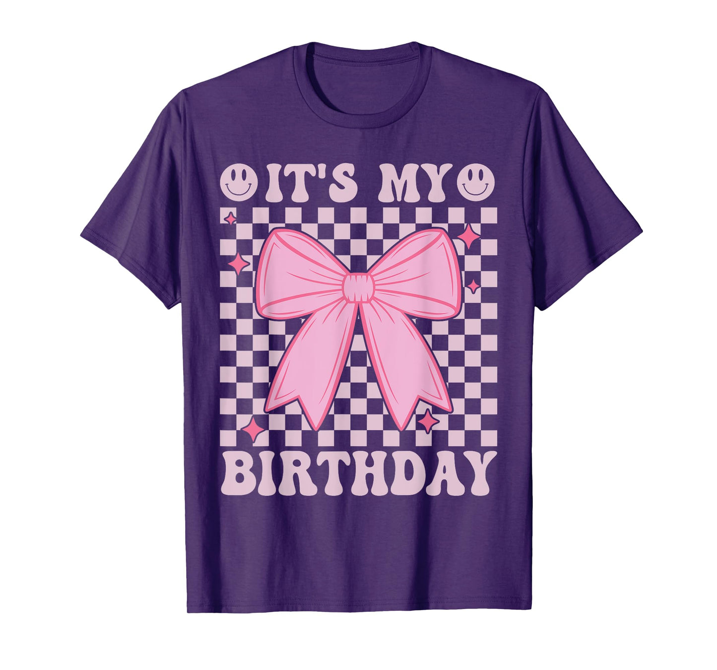 Birthday Girl Coquette Funny Birthday Girl Pink Coquette Bow T-Shirt
