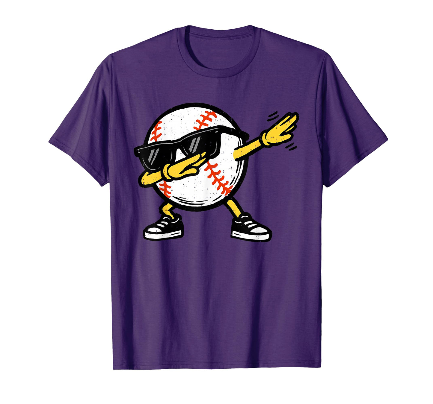 Dabbing Baseball Ball Funny Sport Player Dab Dance T-Shirt